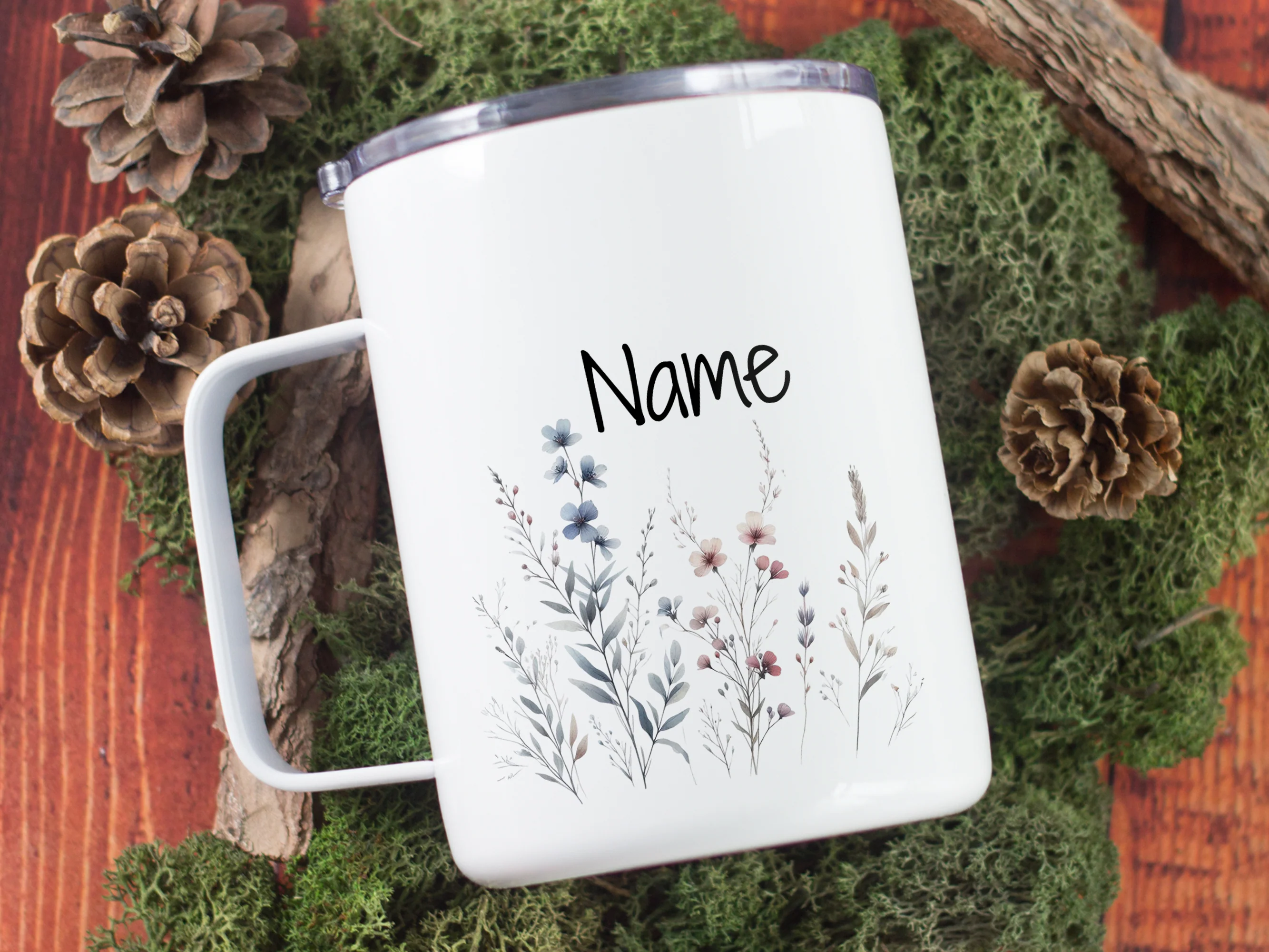 Wanderbecher mit Blumenmotiv - Für deine persönlichen Abenteuer - Image 5