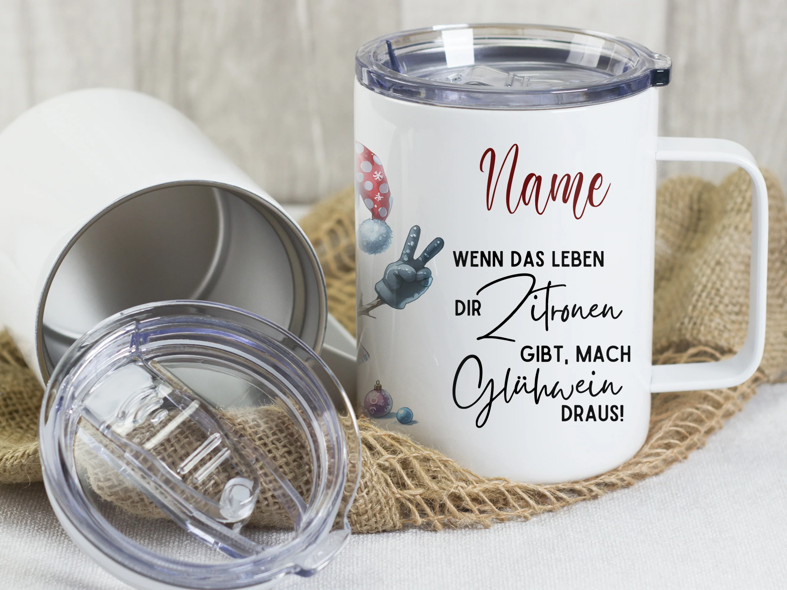 Wanderbecher mit persönlichem Spruch - Für fröhliche Auszeiten - Image 3