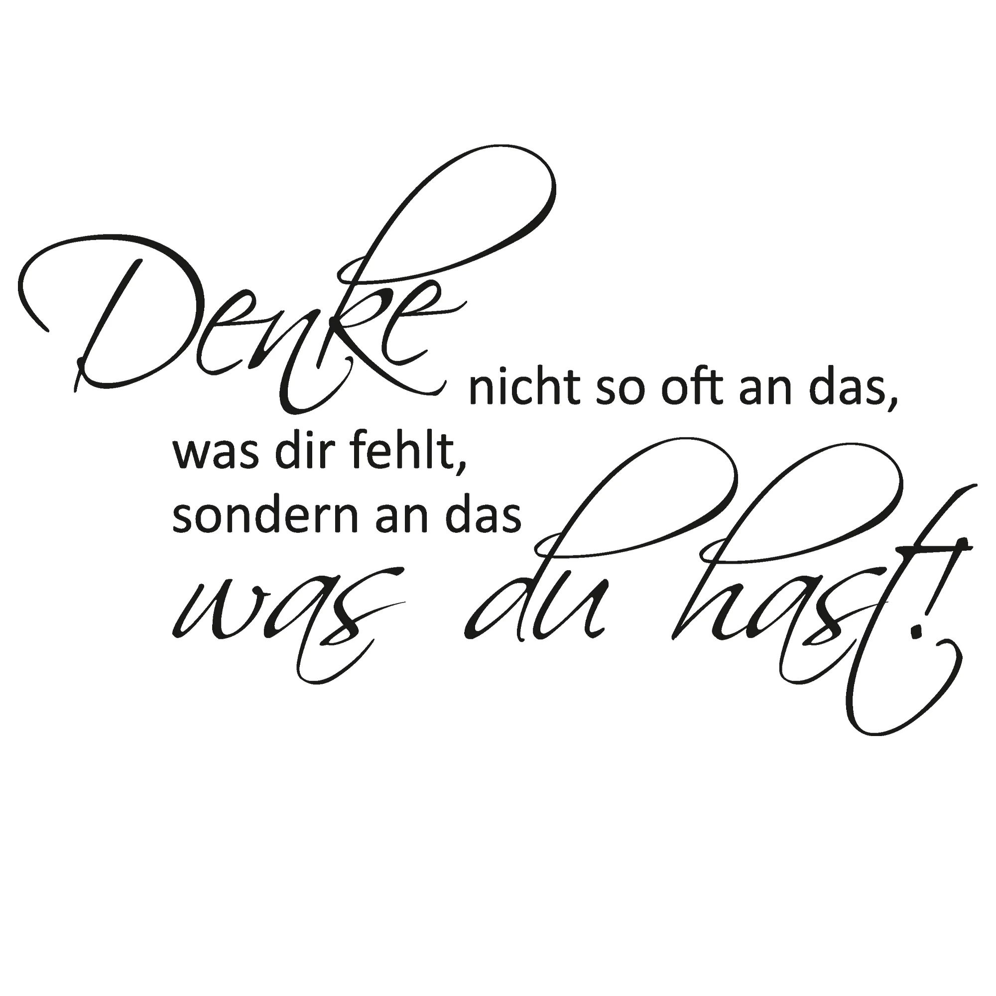 Wandtattoo Spruch über Denken - Image 2