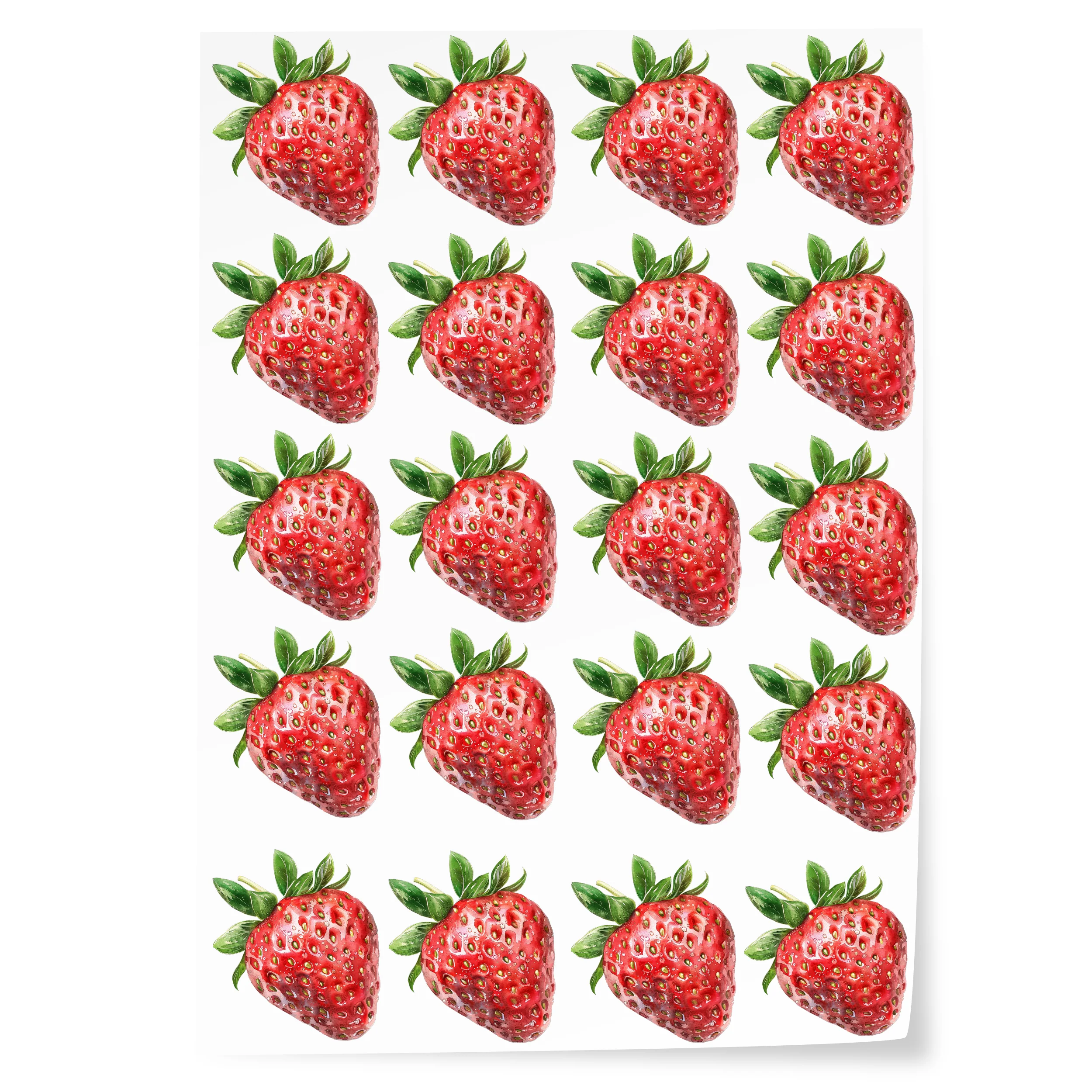 Wandtattoo 20 süße Erdbeeren - Image 3