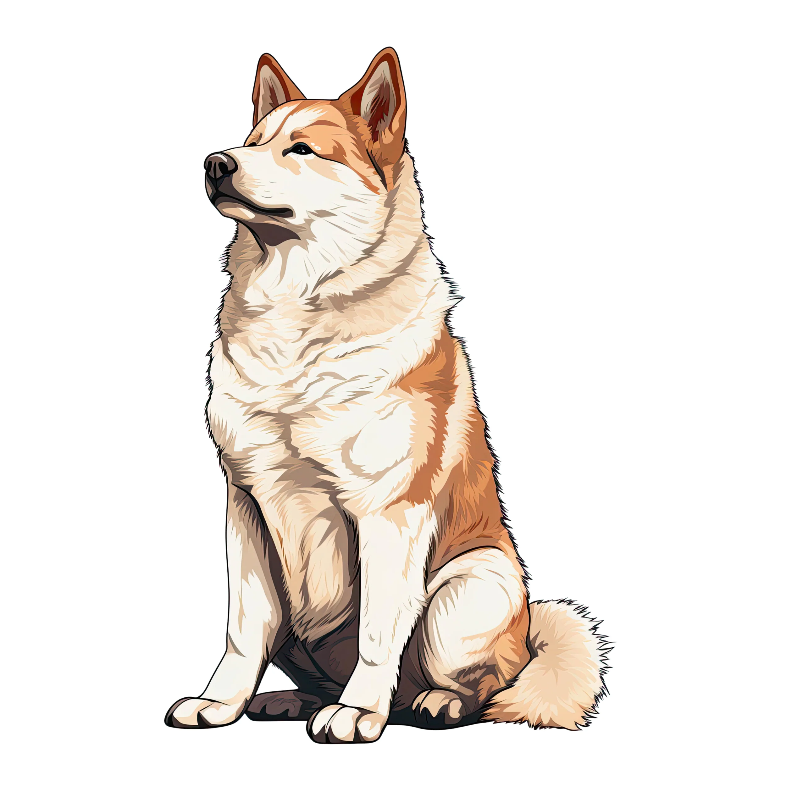 Wandtattoo Akita