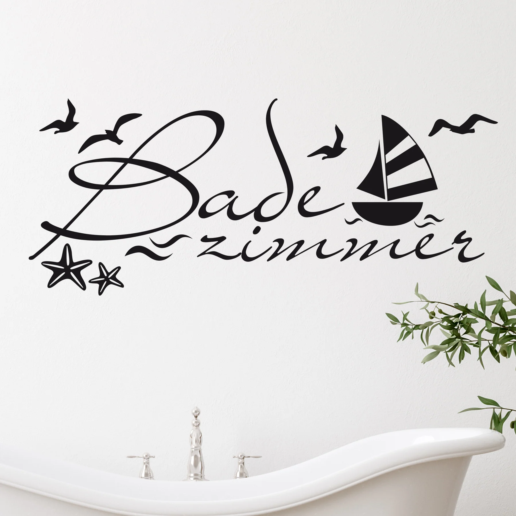 Wandtattoo „Badezimmer“