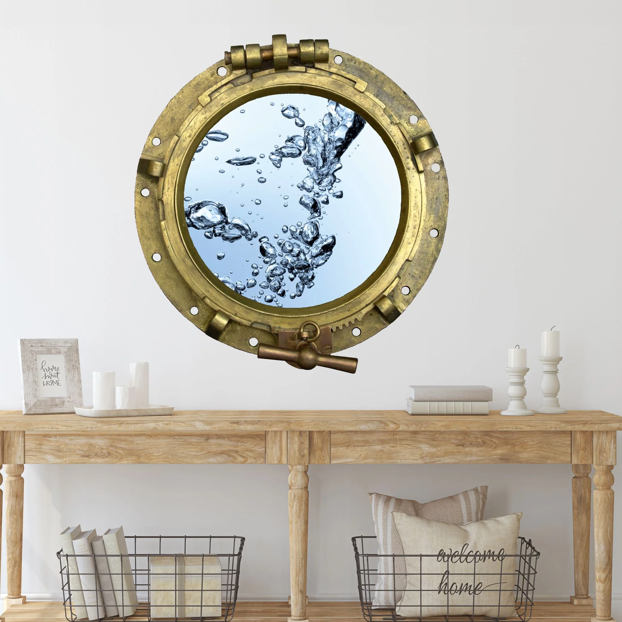 Wandtattoo Bullauge mit Wasserblasen - Image 4