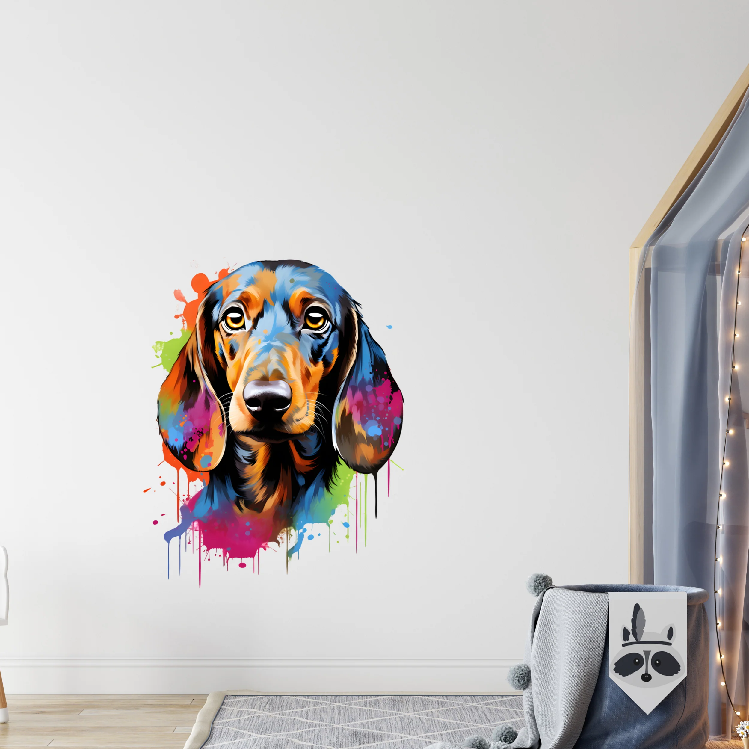 Wandtattoo Dachs - Image 3