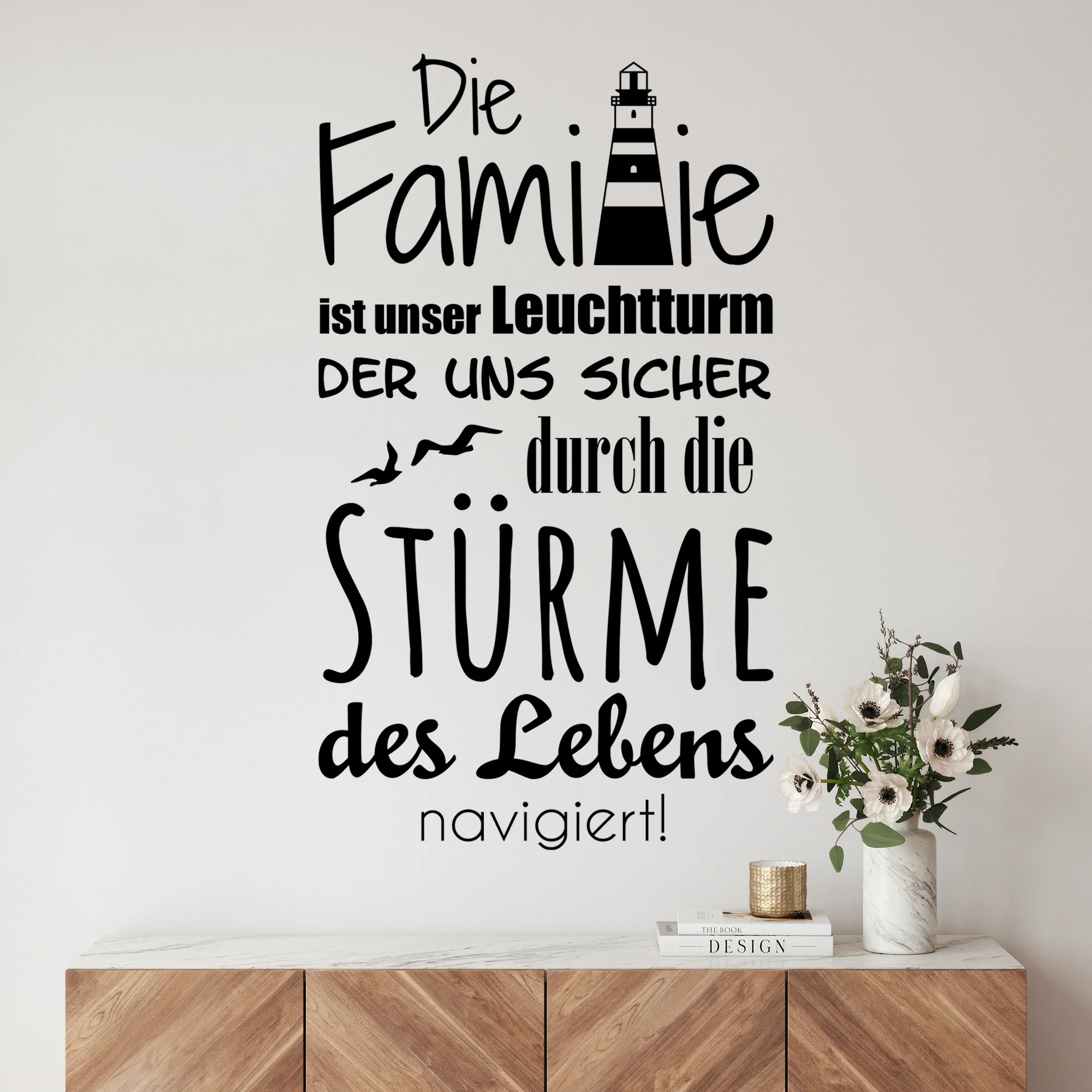 Wandtattoo „Die Familie ist unser Leuchtturm“ - Image 3