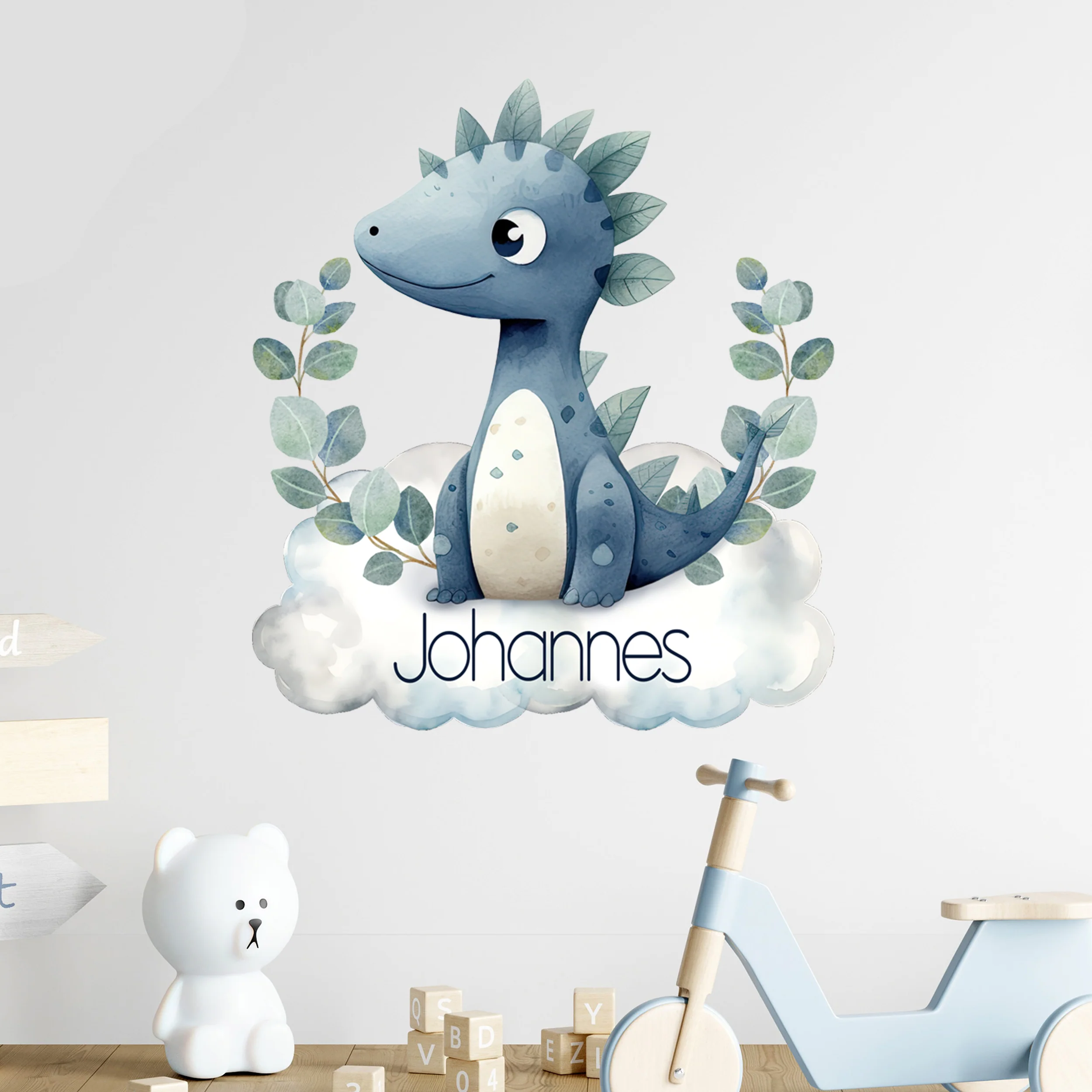 Wandtattoo Dino auf Wolke - Image 3