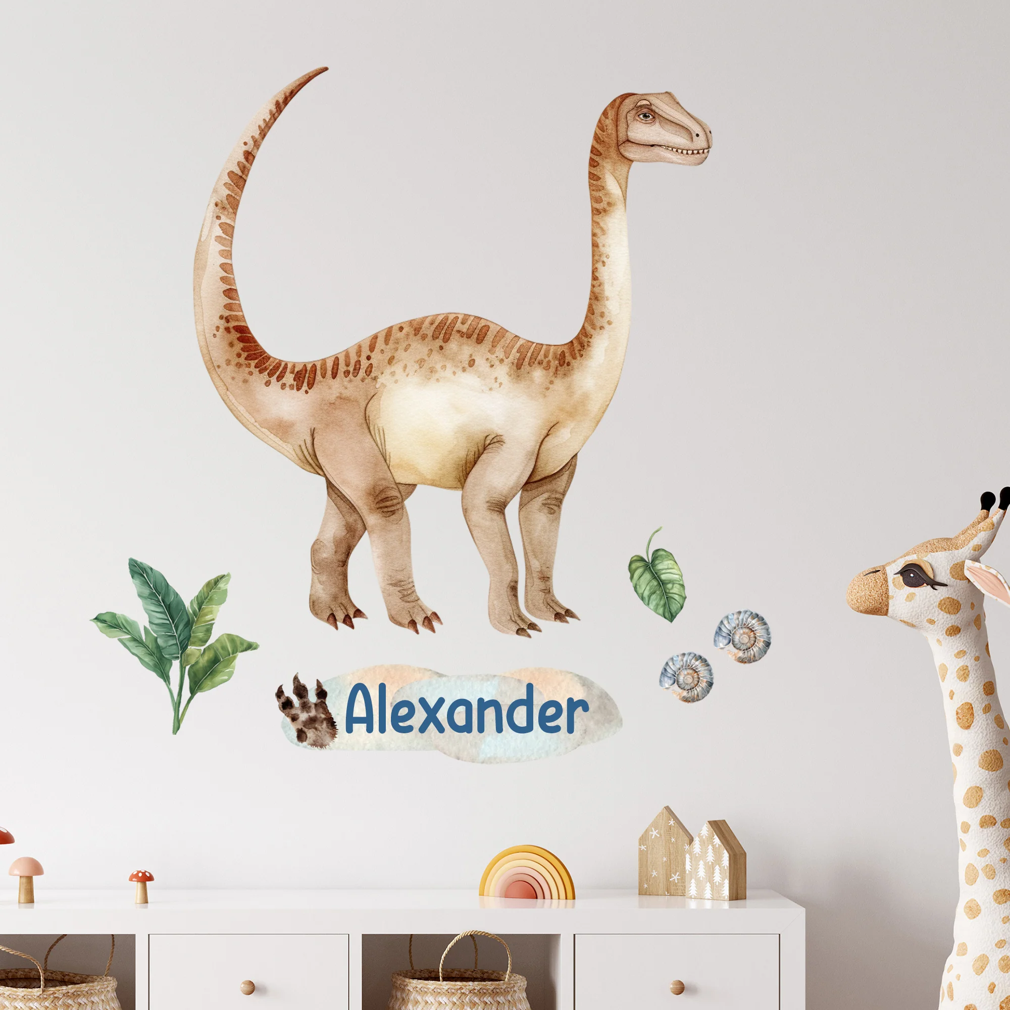 Wandtattoo Dinosaurier mit Namen - Image 3