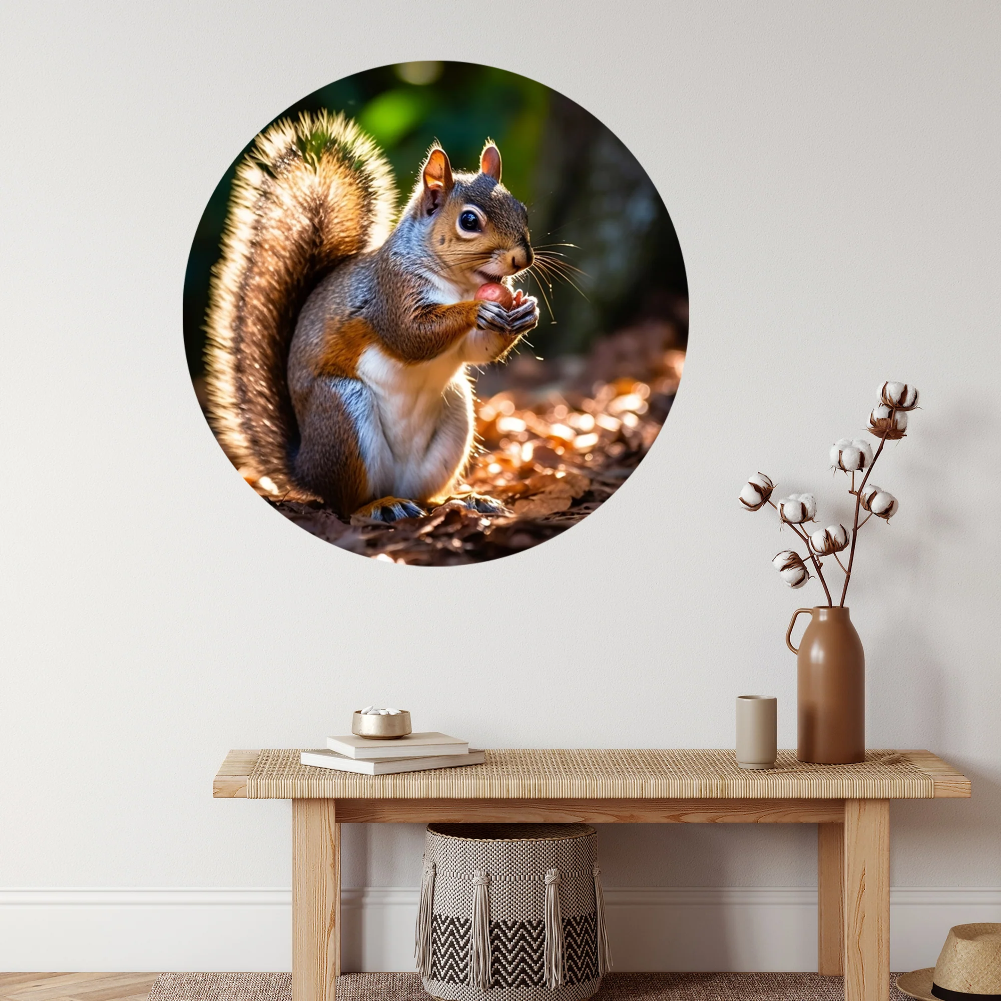 Wandtattoo Eichhörnchen - Ein Hauch von Natur für dein Zuhause - Image 3