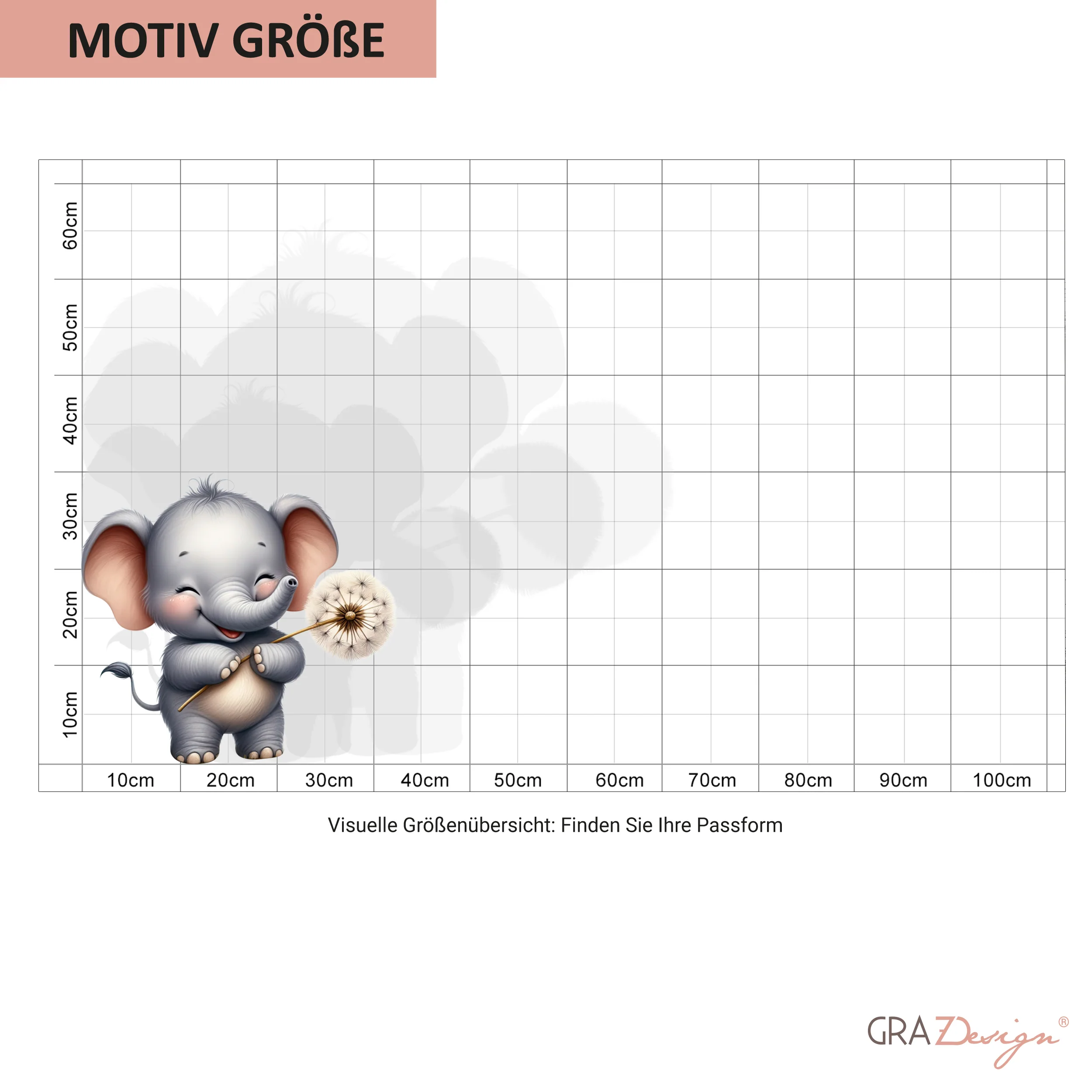 Wandtattoo Elefant - Image 4