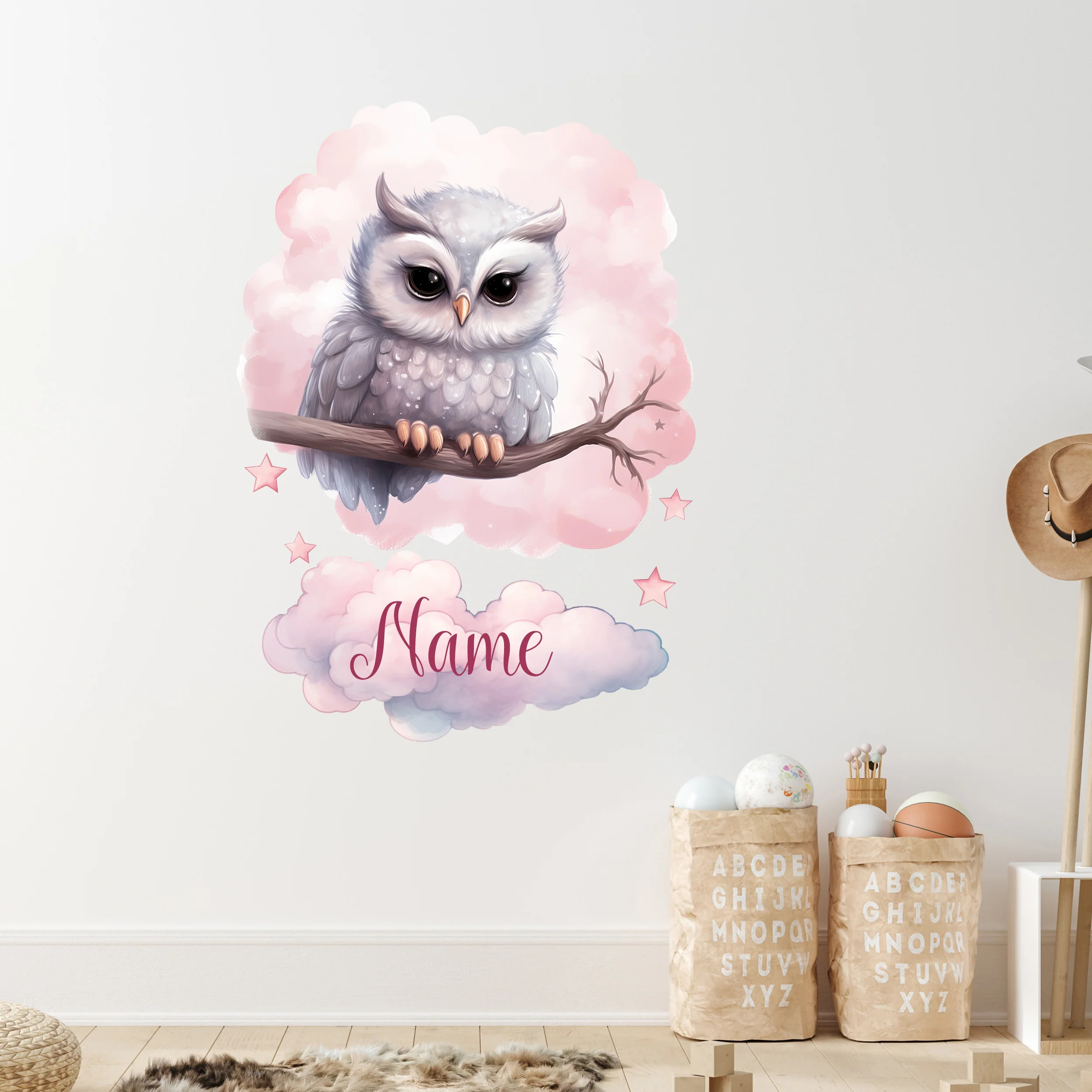 Wandtattoo Eule für Babyzimmer - Image 3