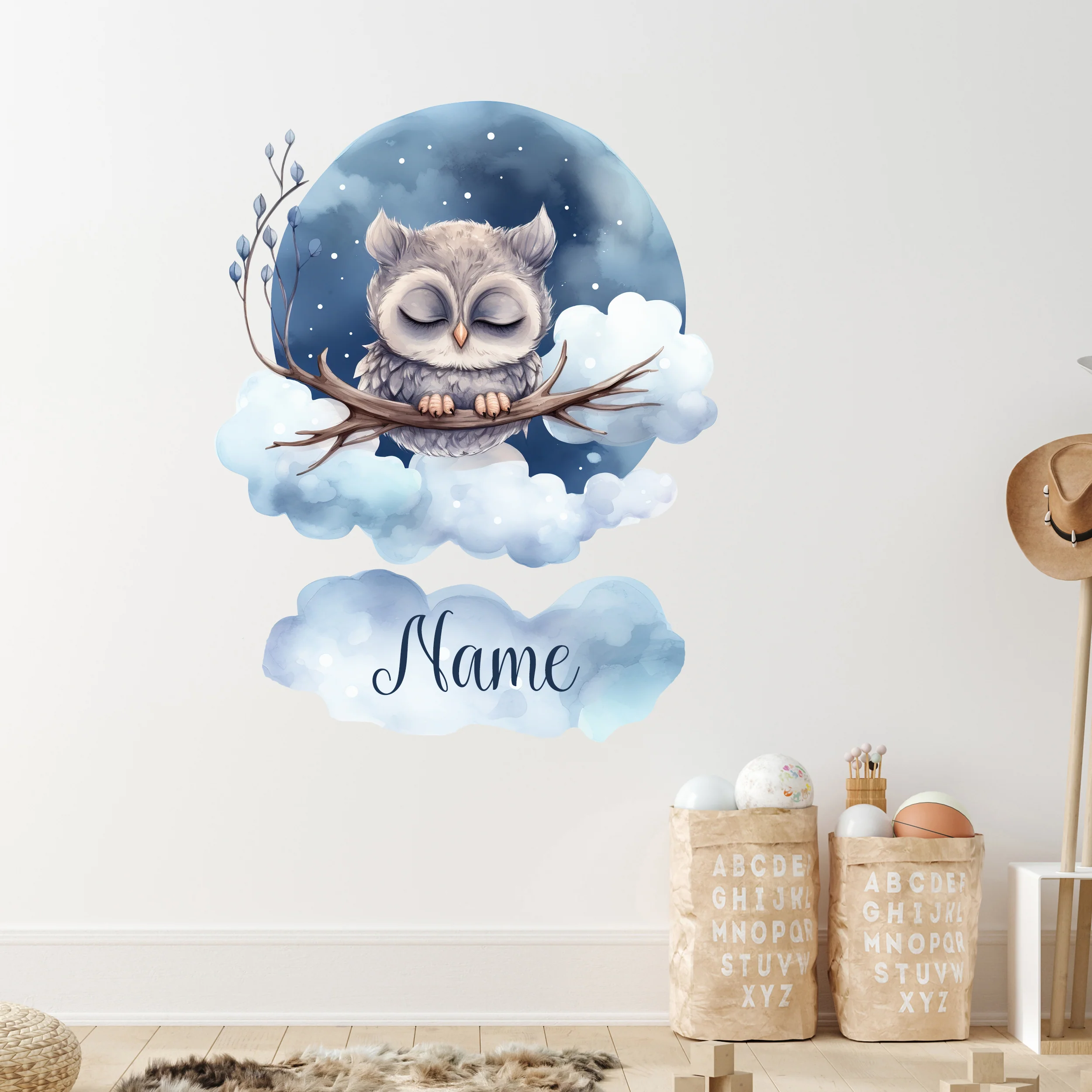Wandtattoo Eule für Babyzimmer - Image 3