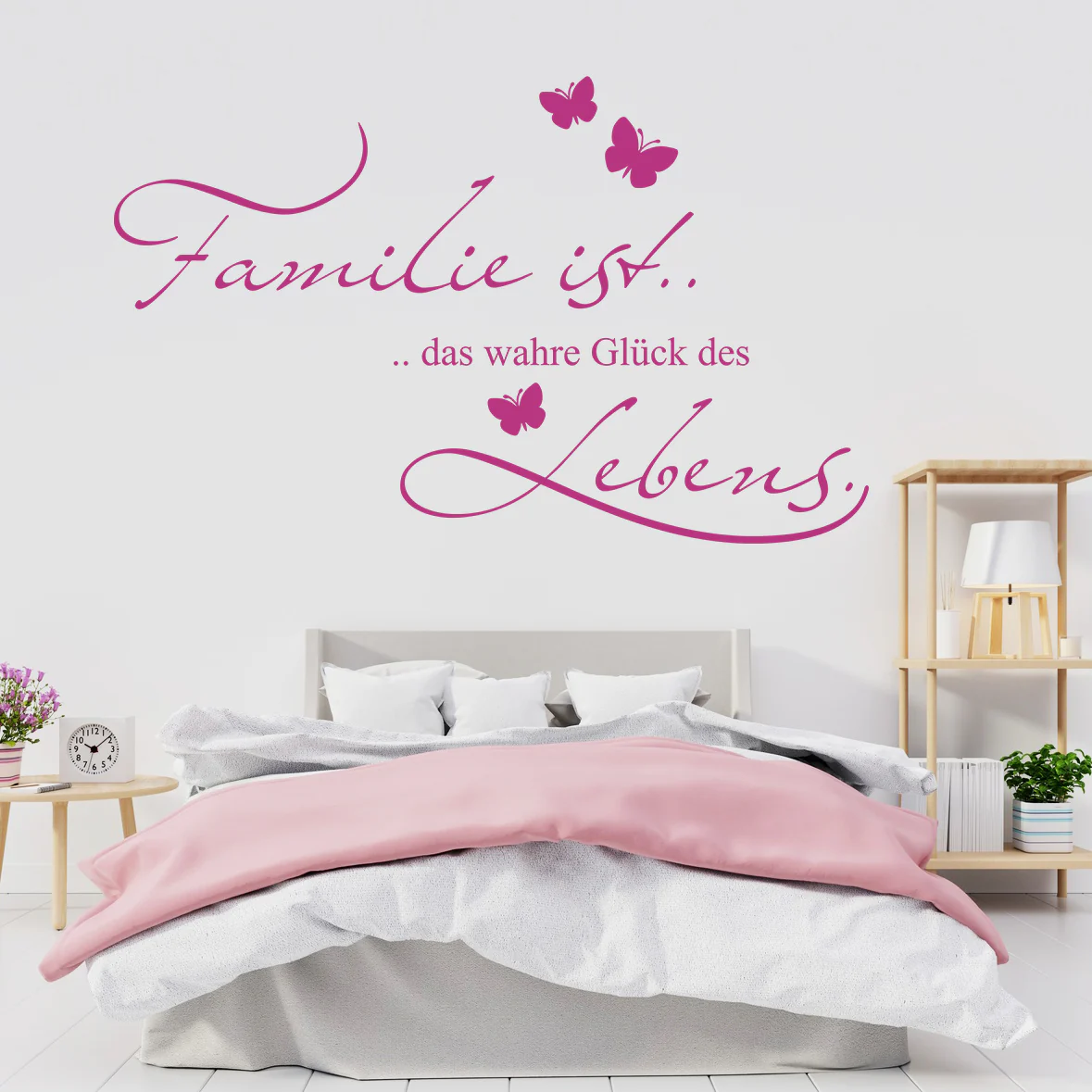 Wandtattoo Familie ist das wahre Glück des Lebens - Image 3