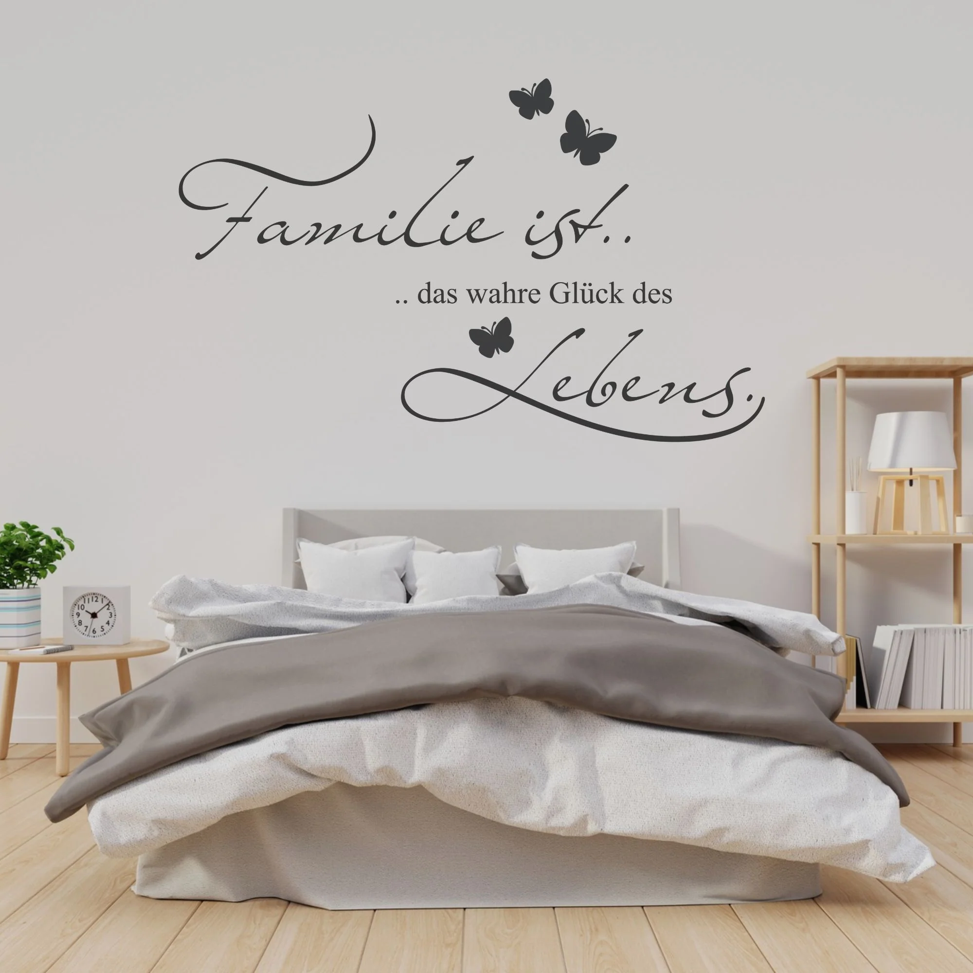 Wandtattoo Familie ist das wahre Glück des Lebens - Image 5