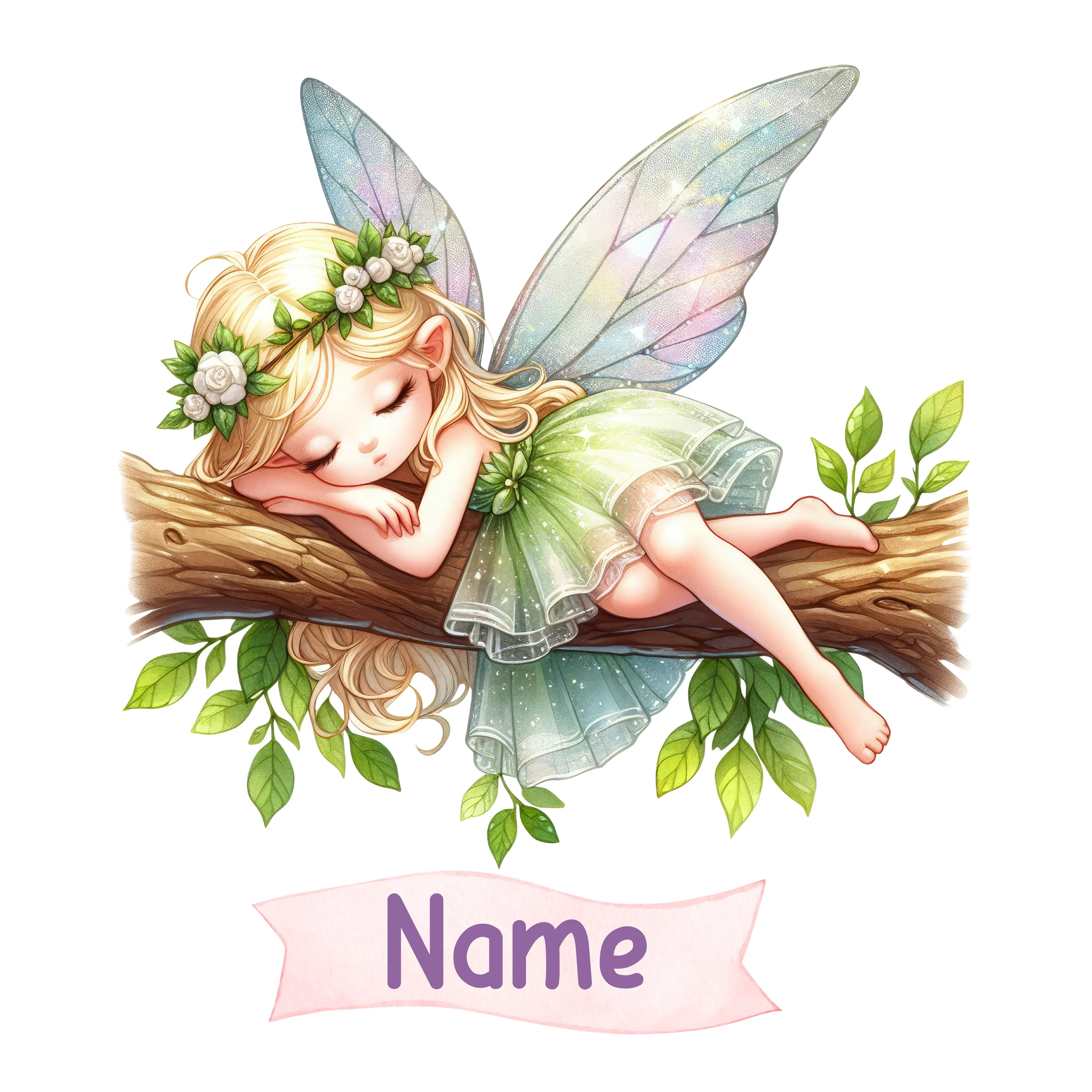 Wandtattoo Fee mit Name personalisiert - Image 2