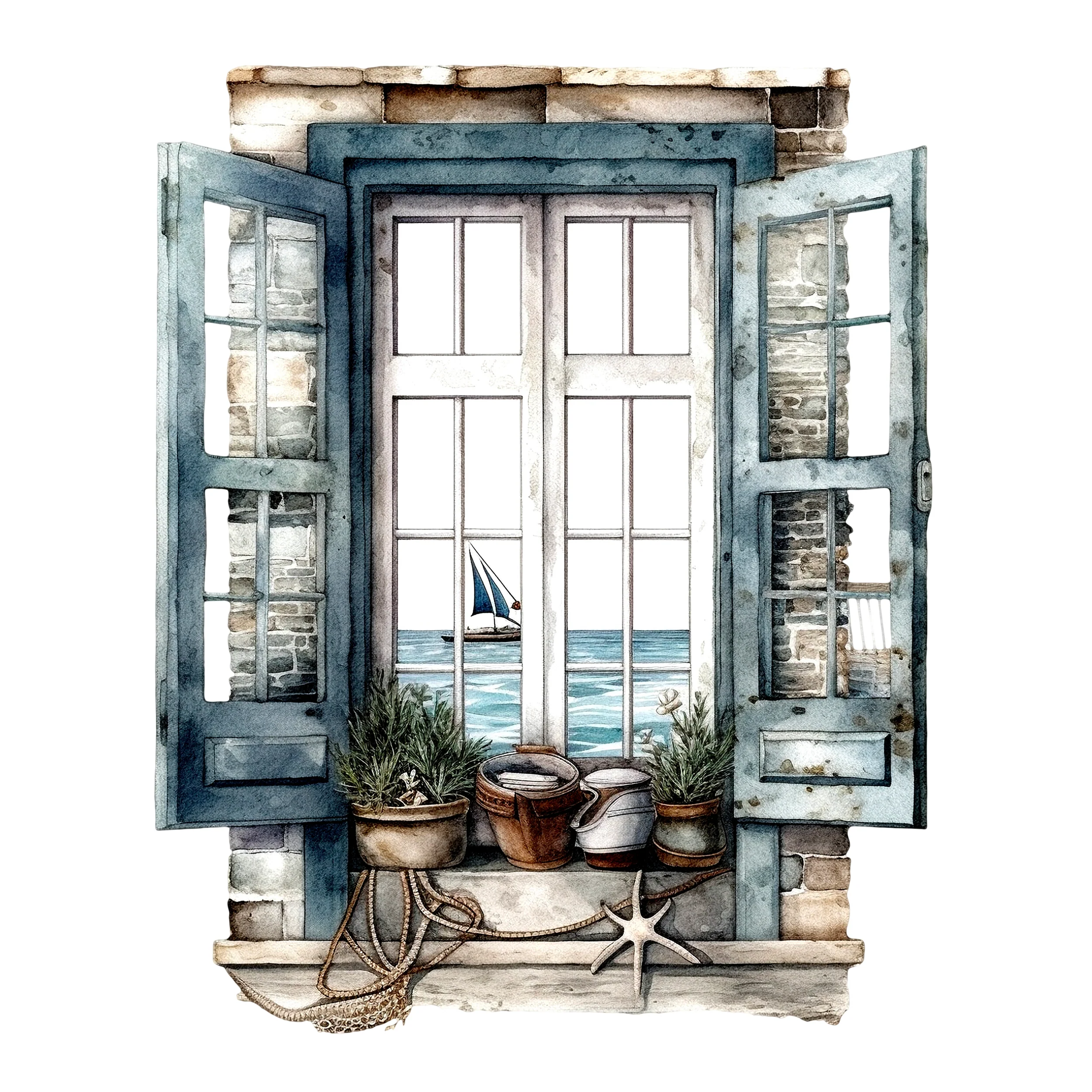 Wandtattoo Fensterblick - Image 2