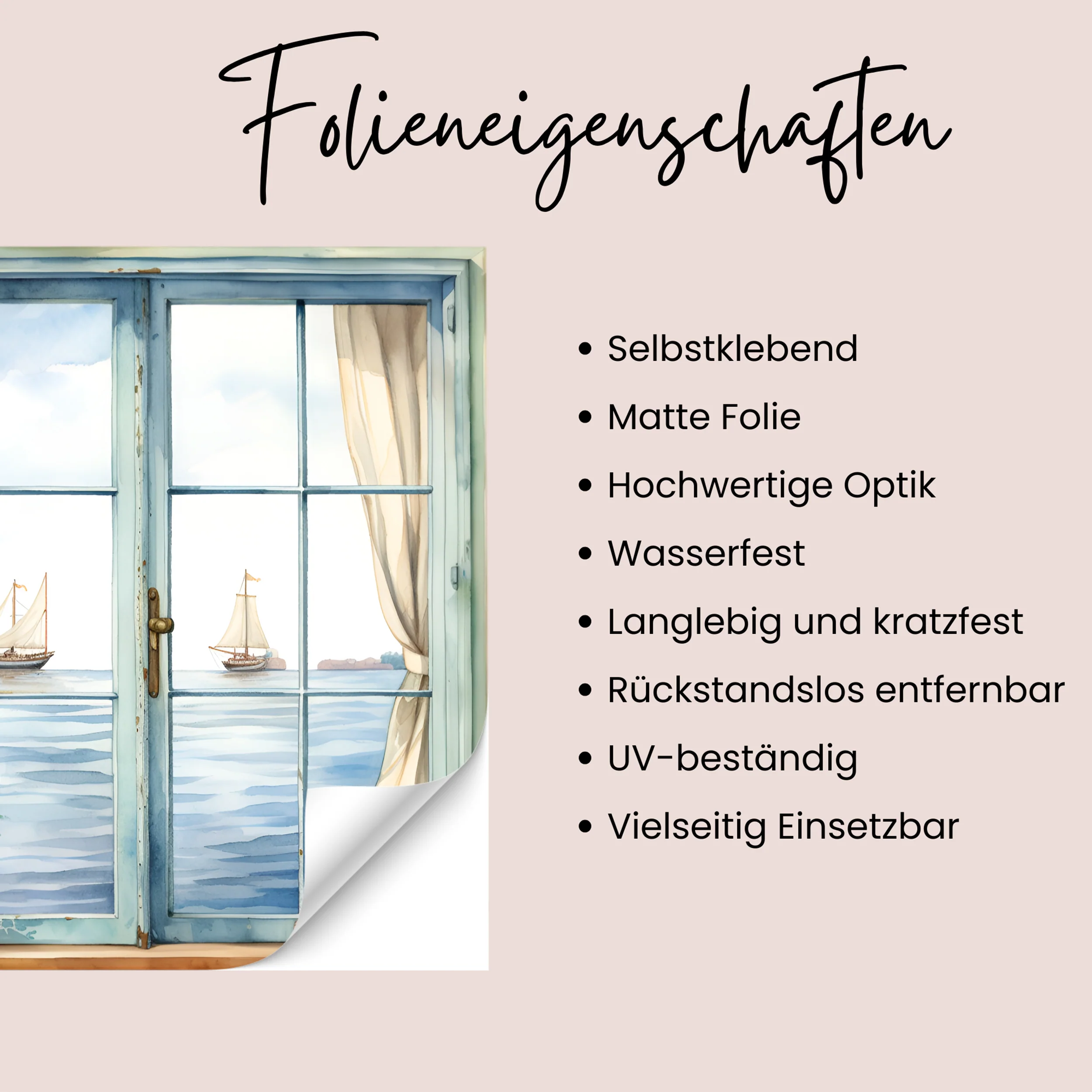 Wandtattoo Fensterblick - Image 3