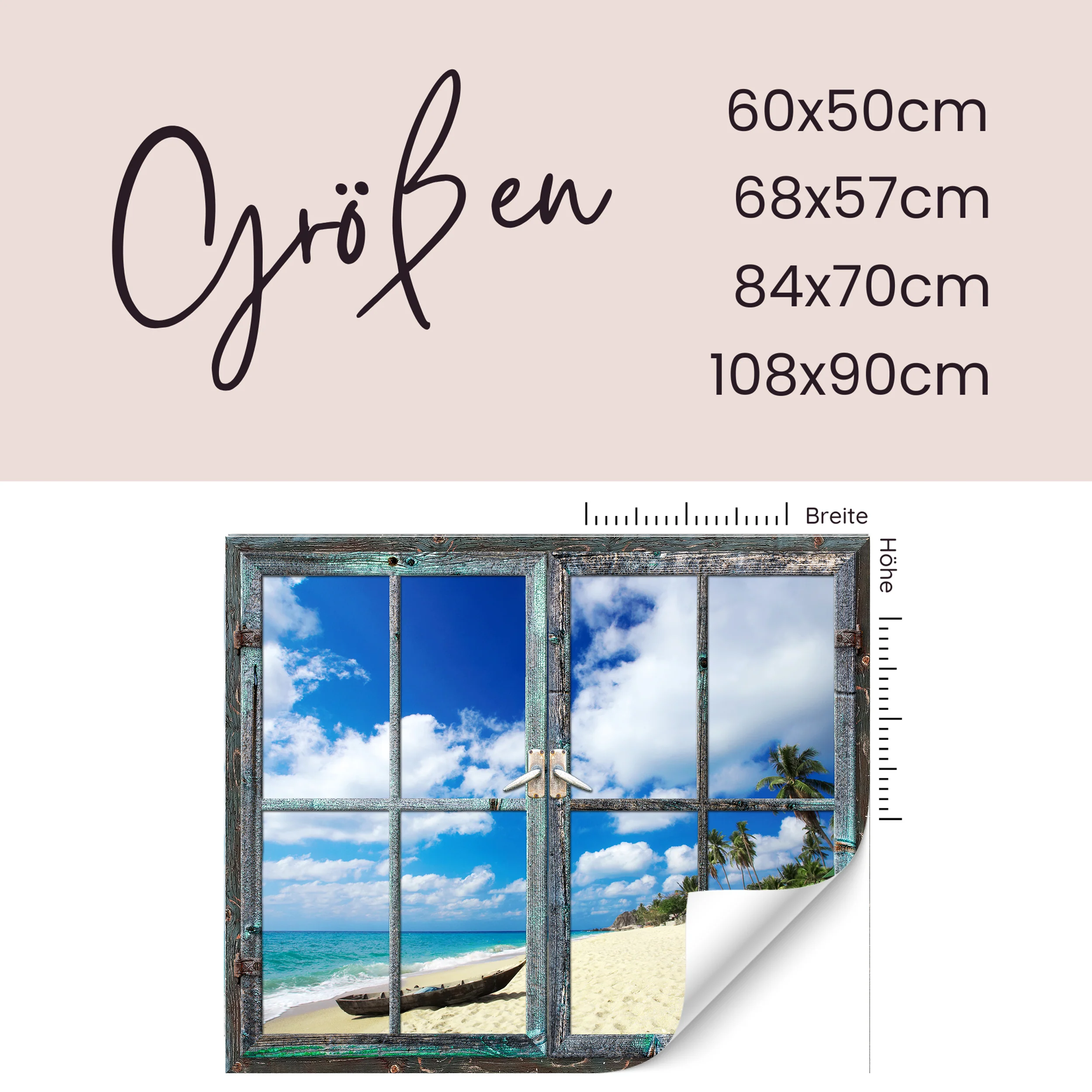 Wandtattoo Fensterblick - Image 3