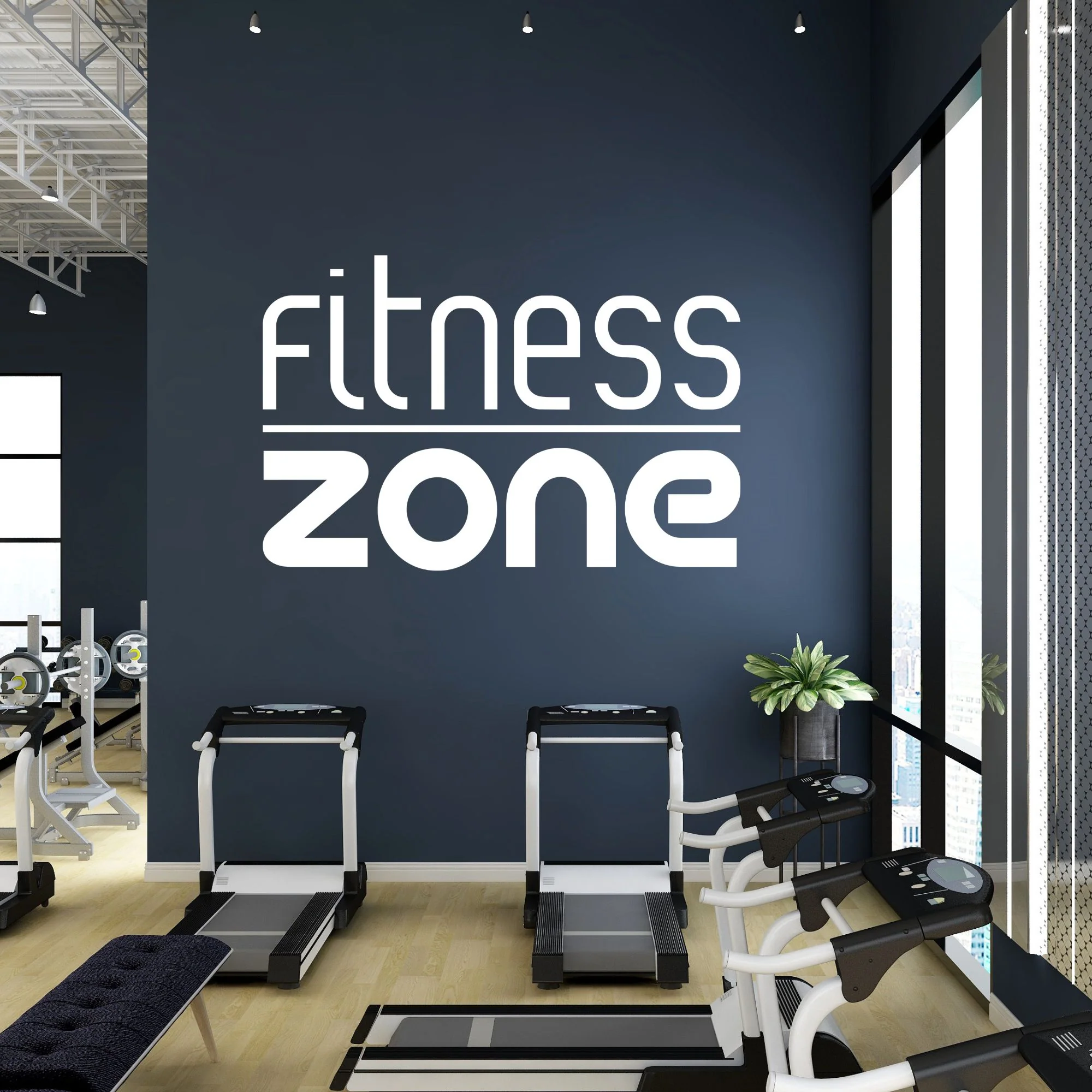 Wandtattoo „Fitness Zone“ - Image 3