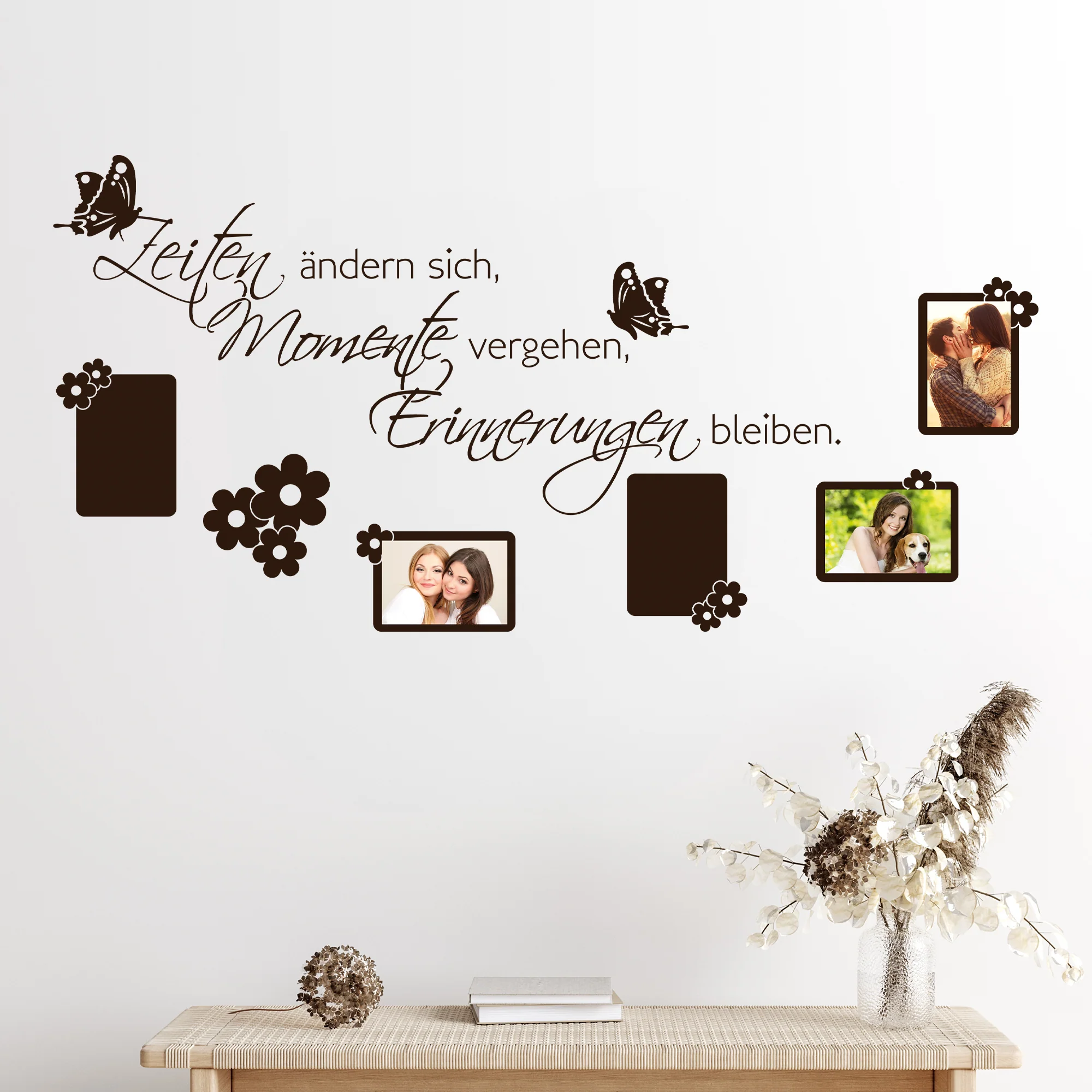 Wandtattoo Fotowand mit Spruch - Image 3