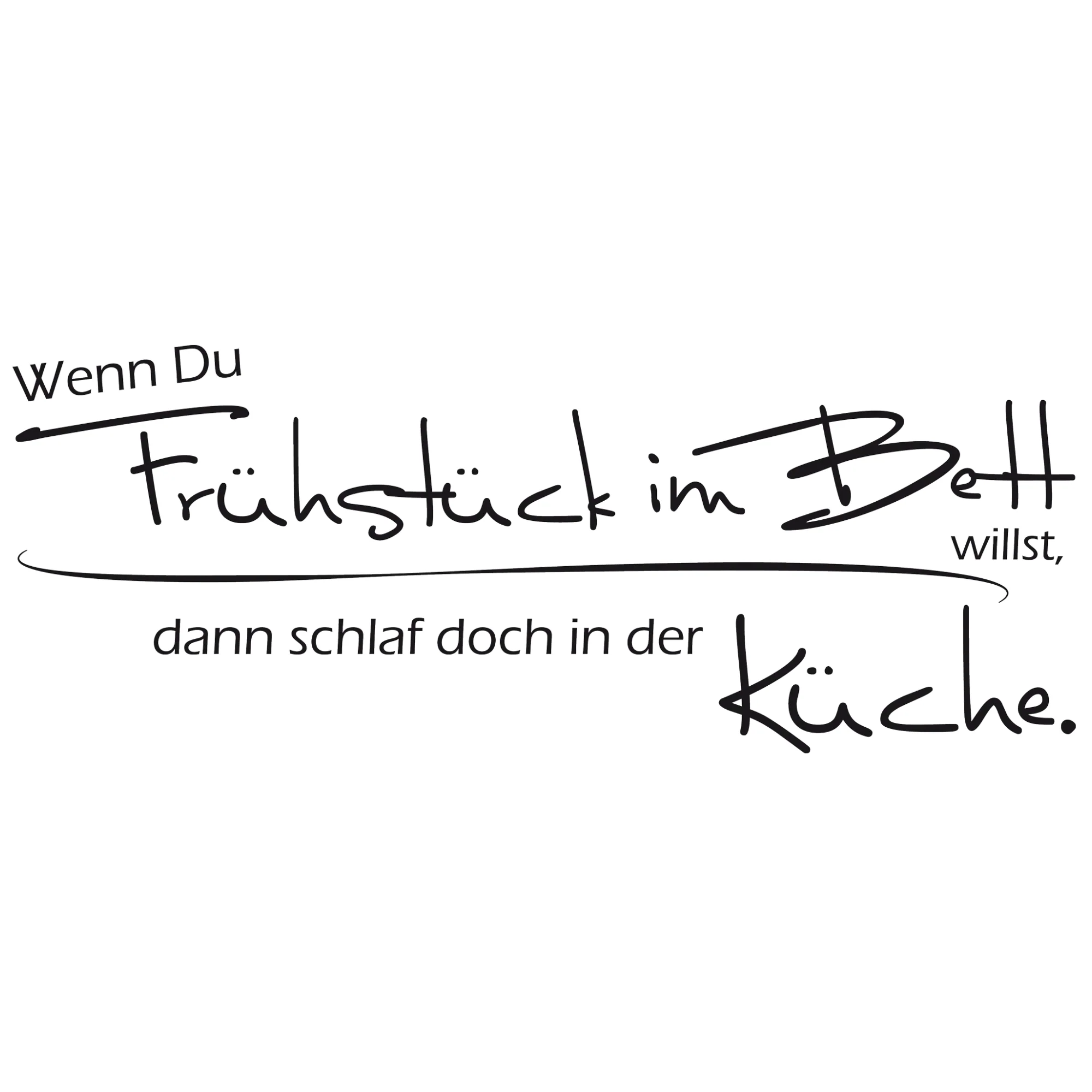 Wandtattoo Frühstück im Bett - Für gemütliche Morgenstunden - Image 2