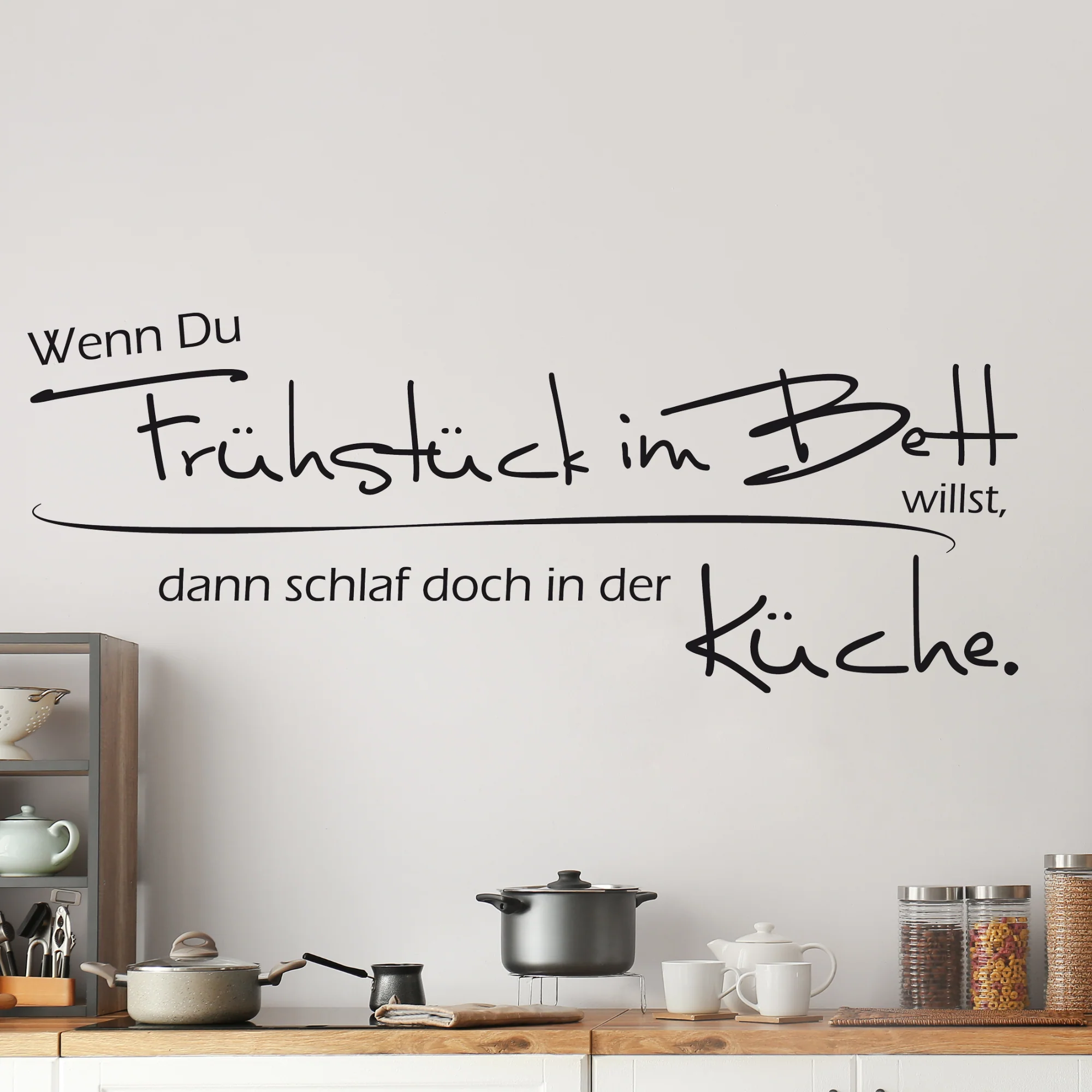 Wandtattoo Frühstück im Bett - Für gemütliche Morgenstunden - Image 3