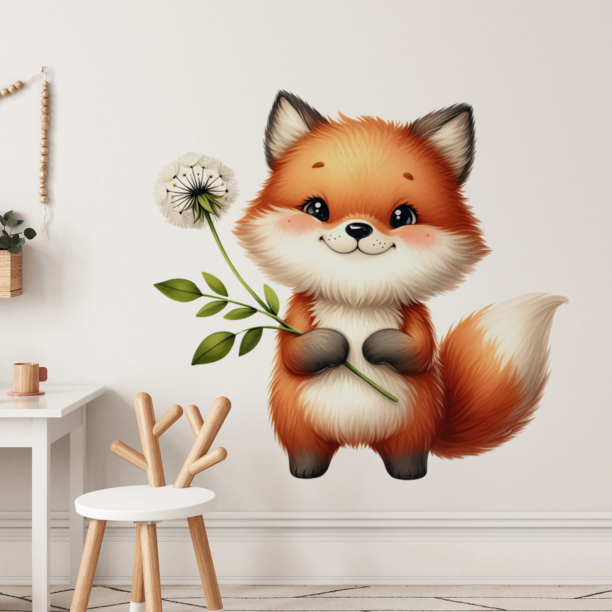 Wandtattoo Fuchs mit Blume - Image 3