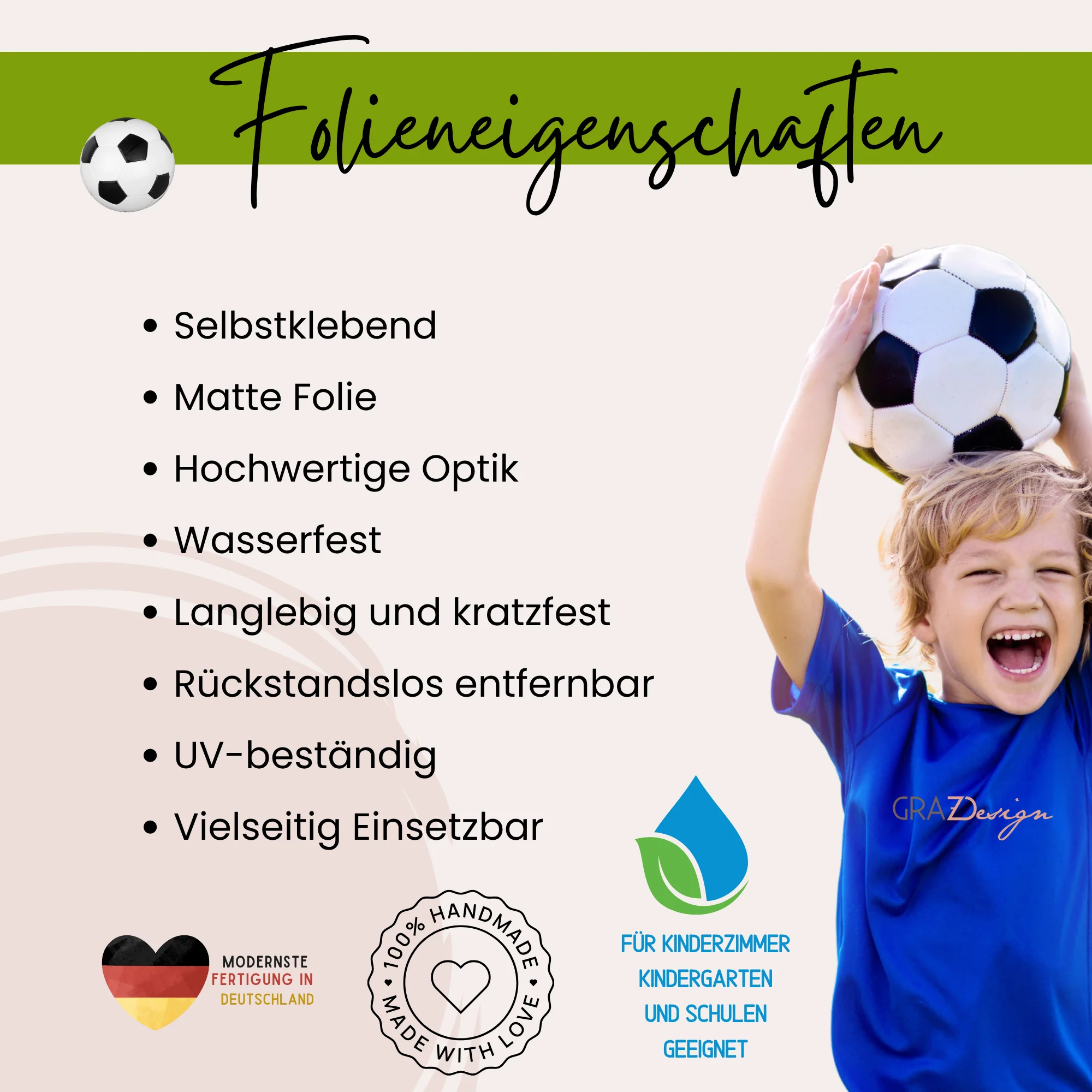Wandtattoo Fußball - Image 3