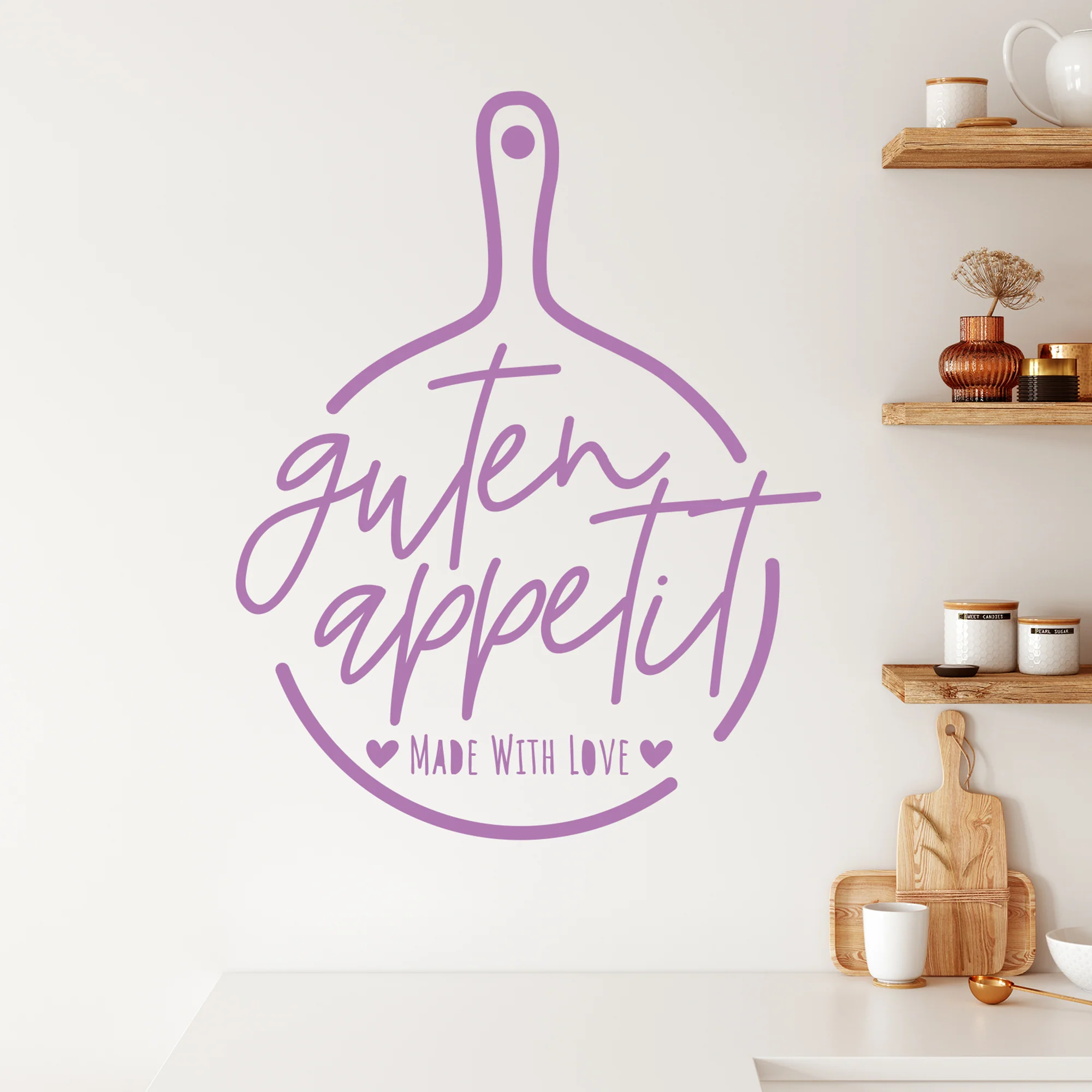 Wandtattoo „Guten Appetit“ – Made with Love - Image 3