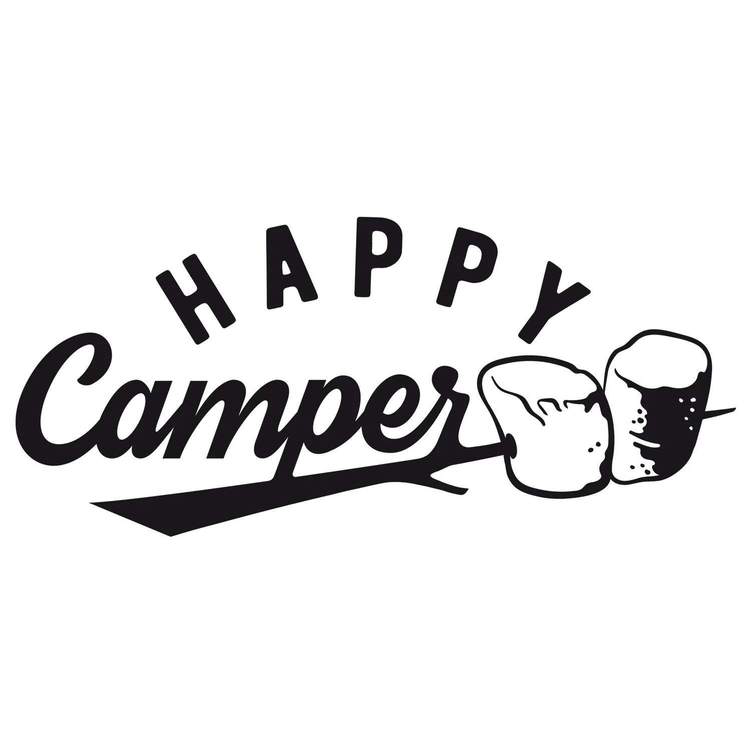 Wandtattoo Happy Camper - Image 2