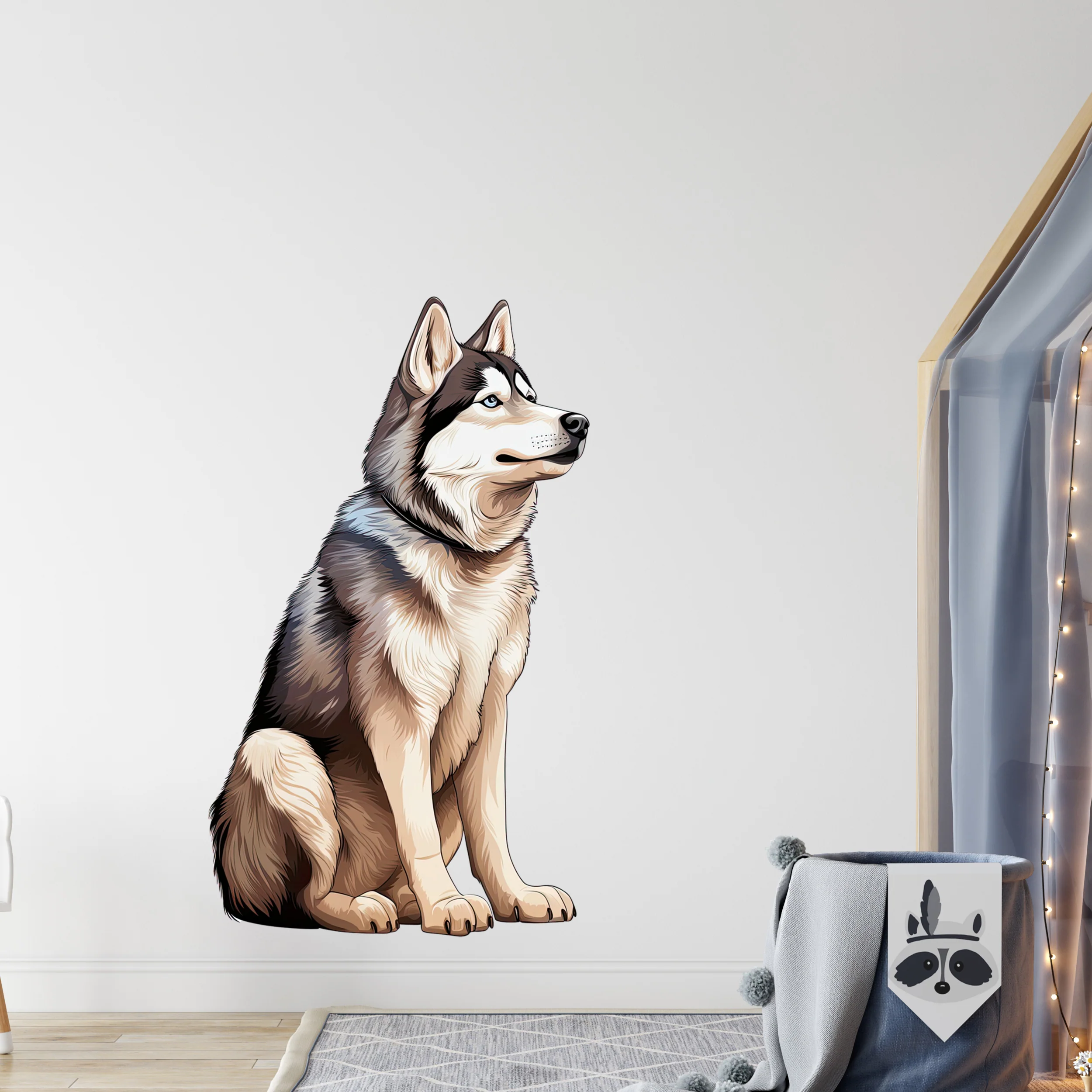 Wandtattoo Husky - Image 3