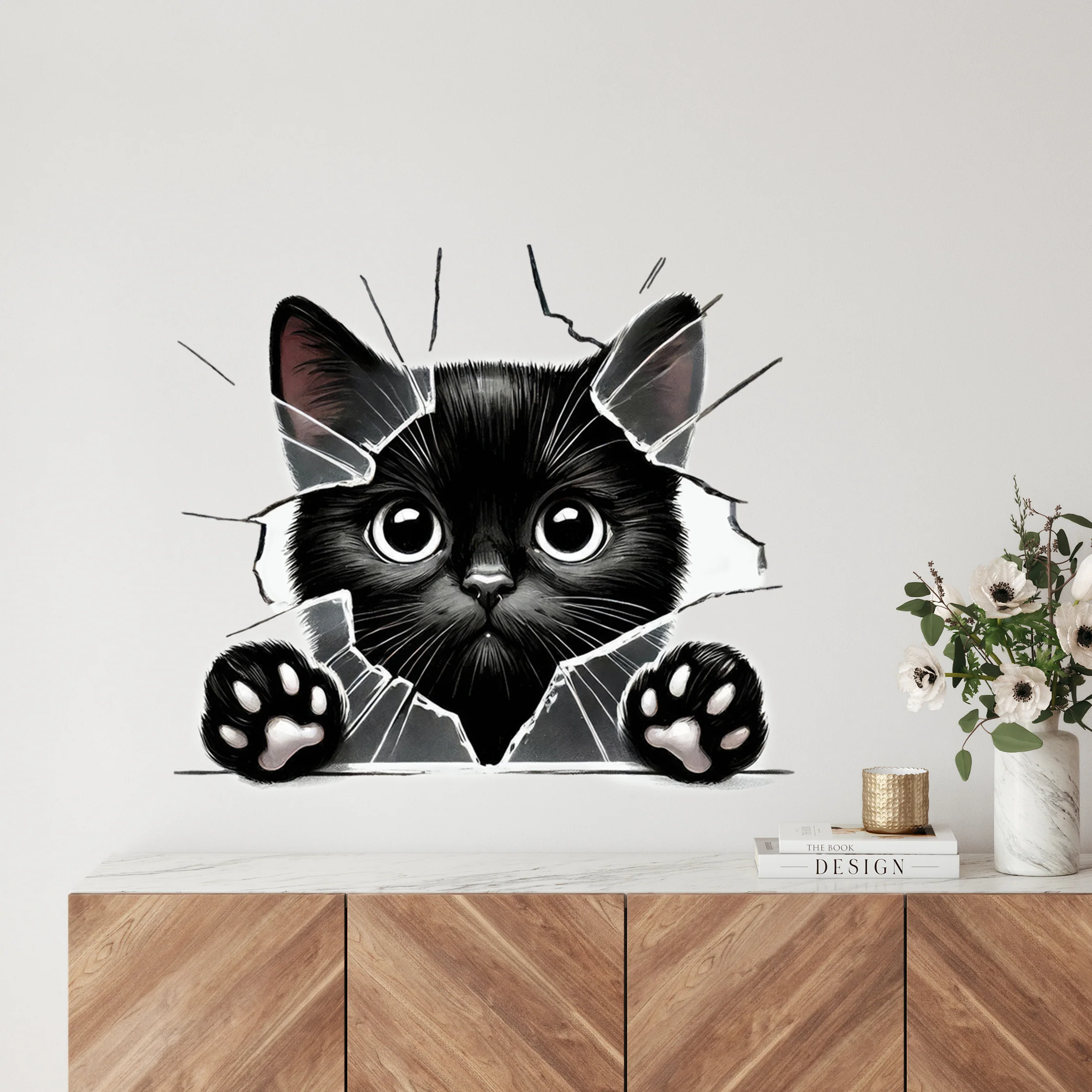 Wandtattoo Katze - Image 3
