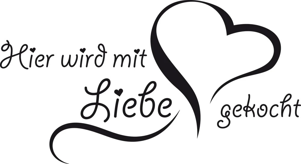 Wandtattoo Liebe - Für herzliche Küchenmomente - Image 2