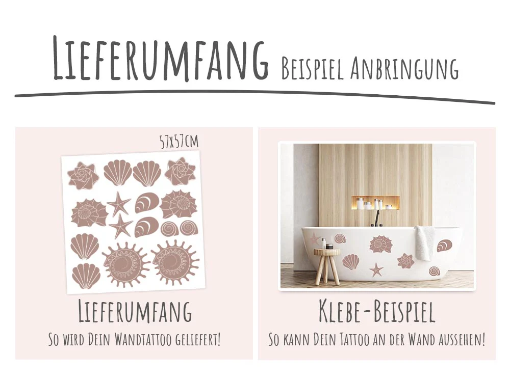 Wandtattoo Meereszauber für dein Badezimmer - Image 2