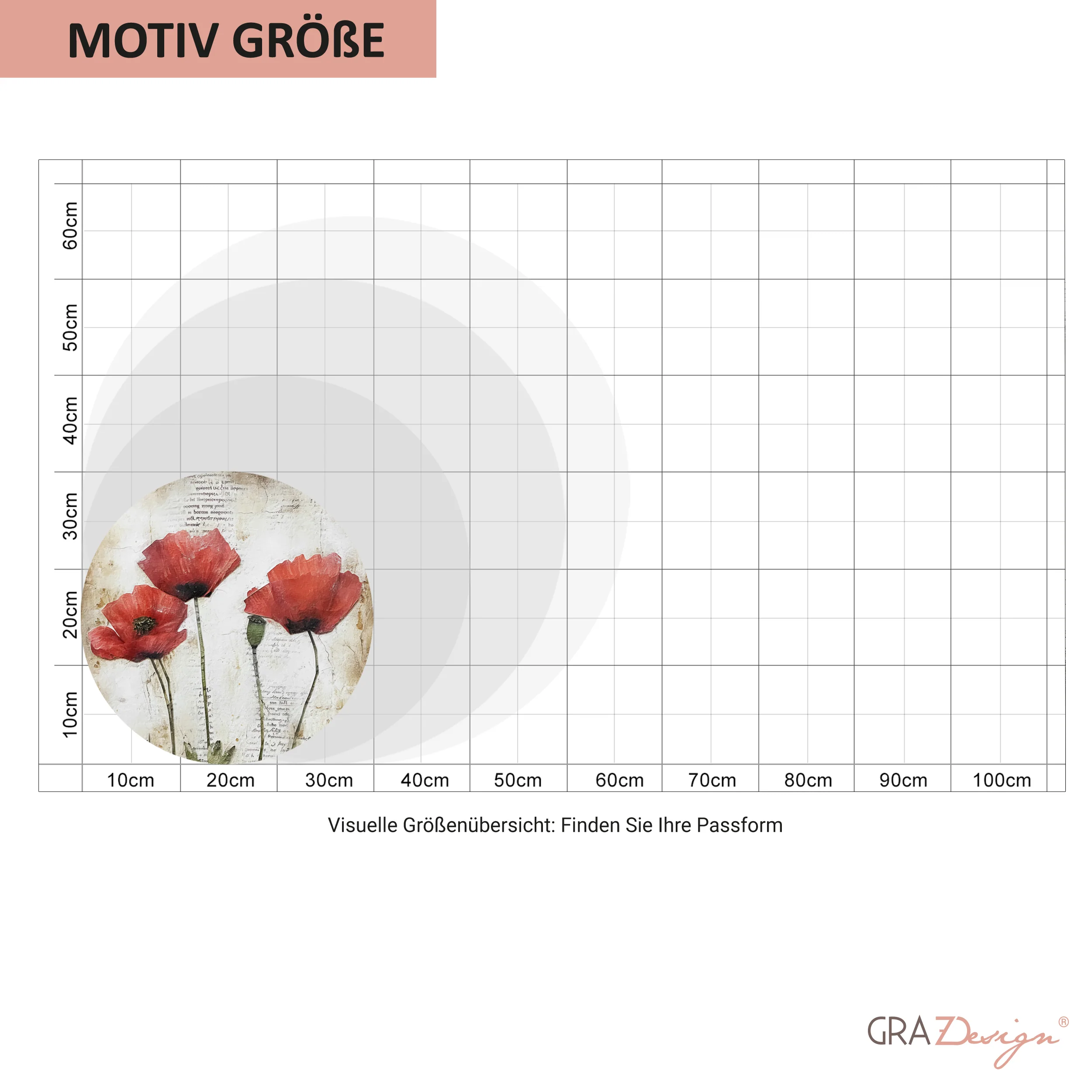 Wandtattoo Mohnblumen - Image 4