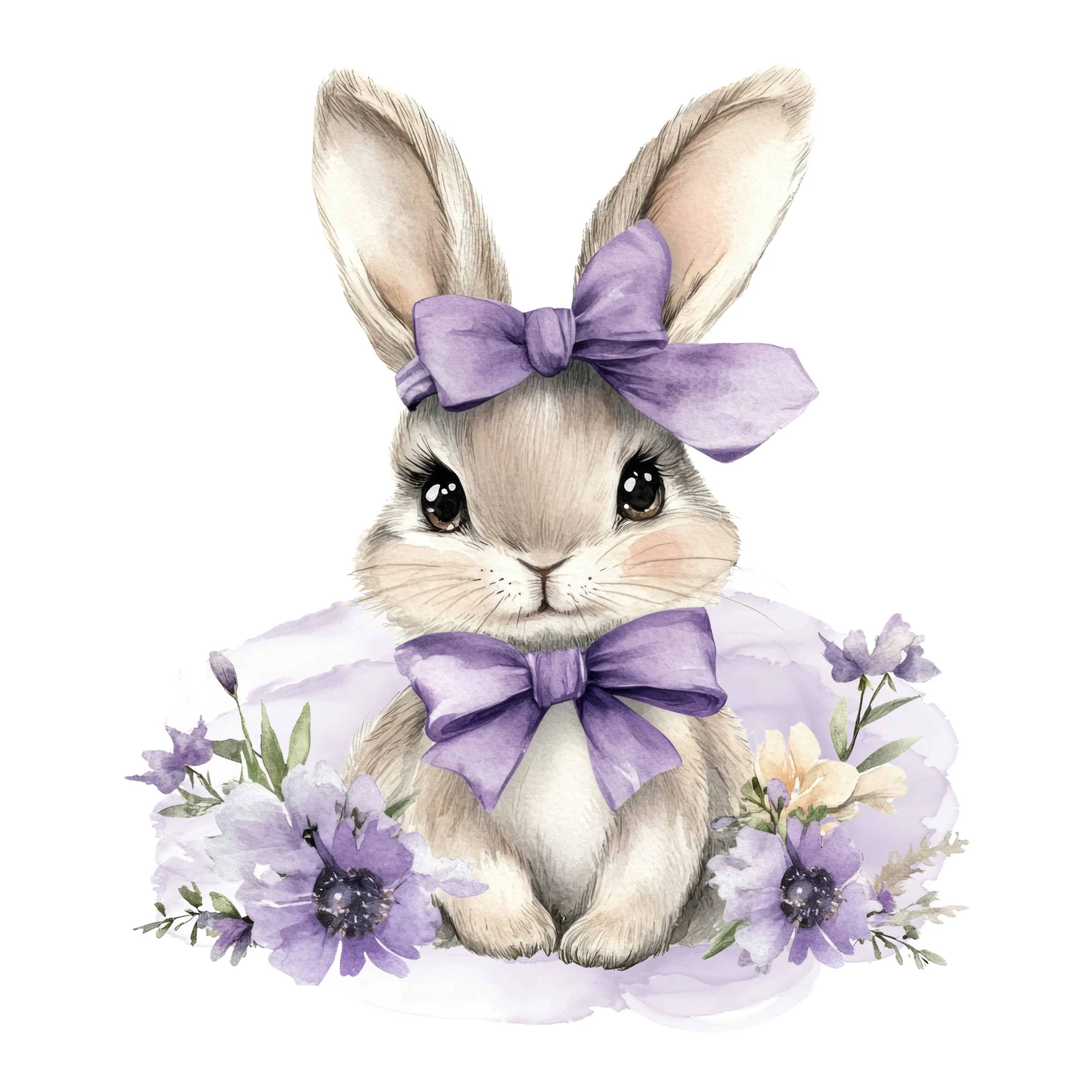 Wandtattoo Ostern mit Hase - Image 2