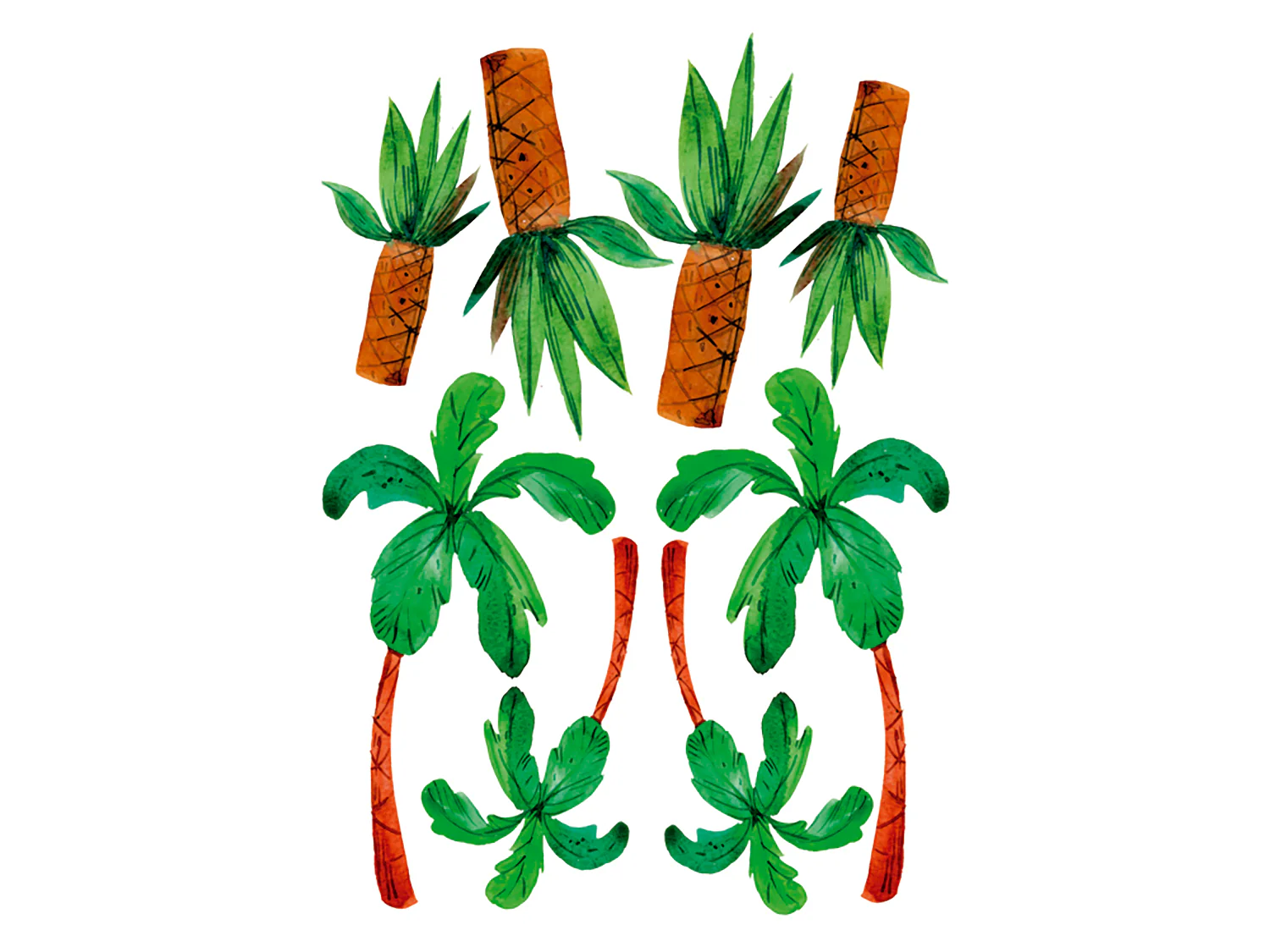 Wandtattoo Palmen-Set - Image 2