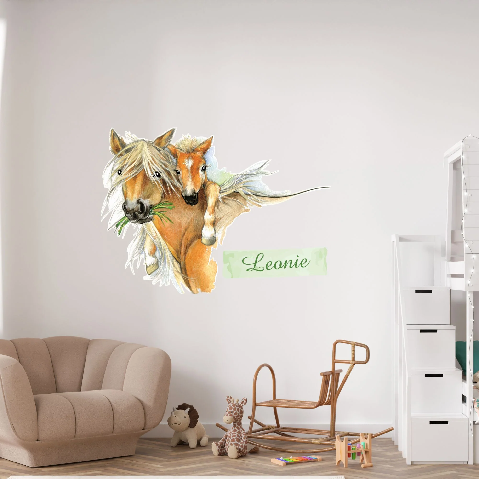 Wandtattoo Pferd mit Fohlen - Image 4