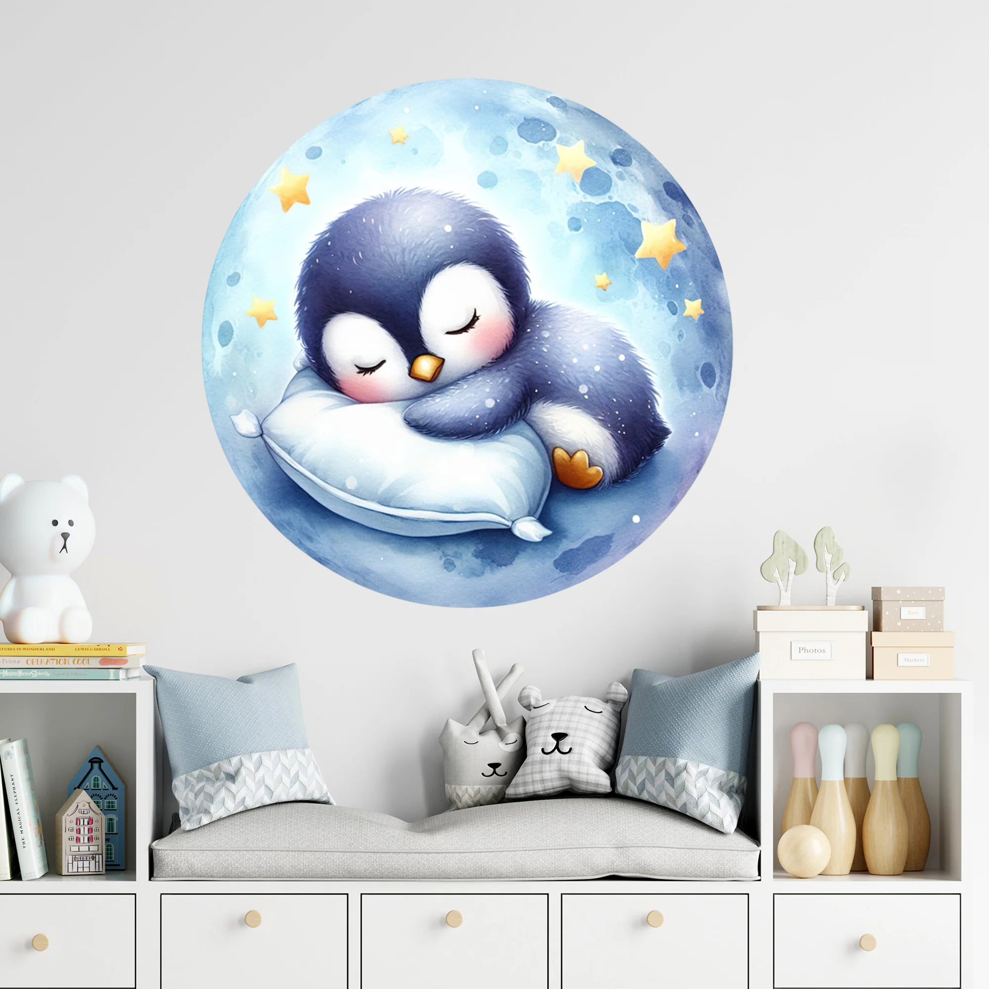 Wandtattoo Schlafender Pinguin - Für süße Träume - Image 3