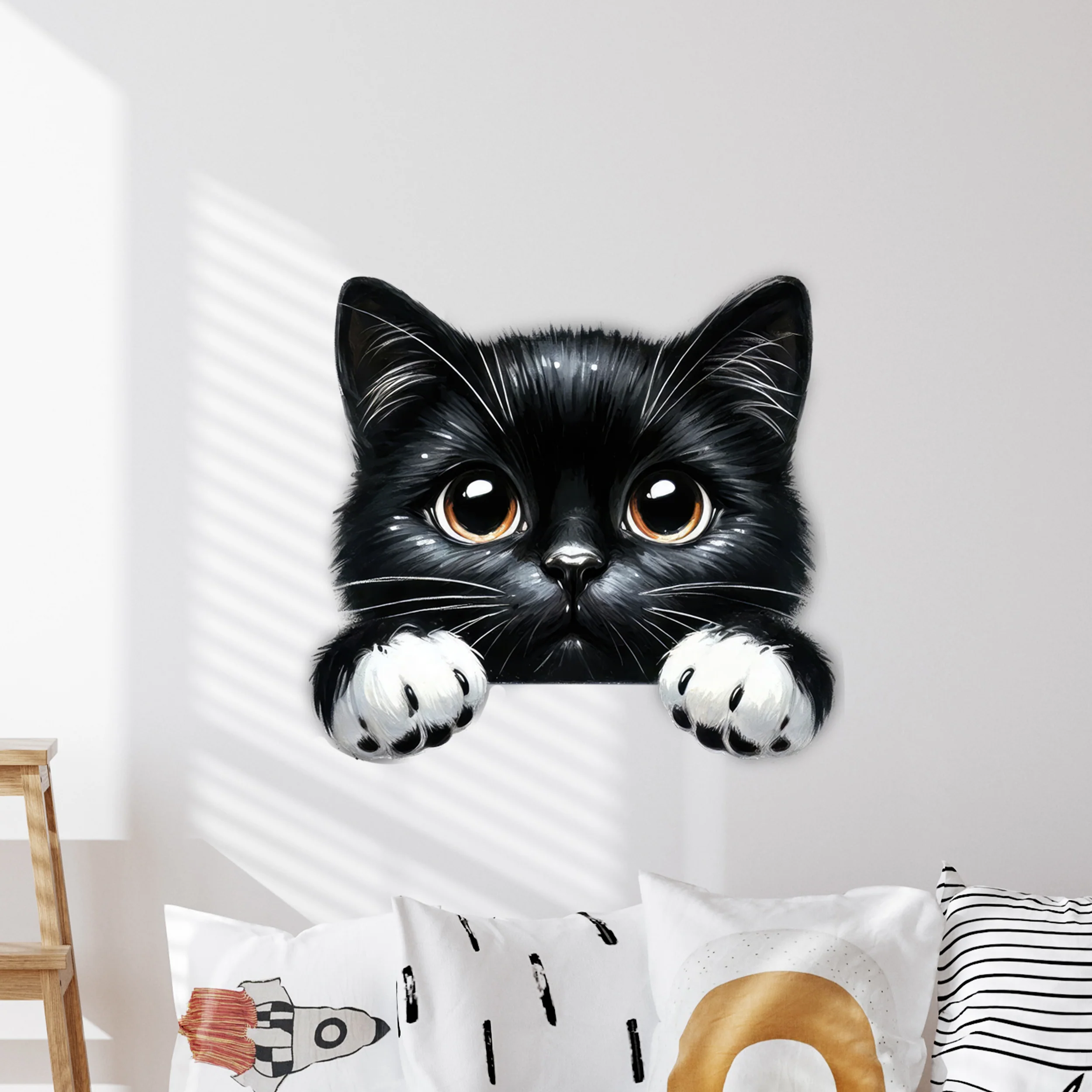 Wandtattoo Schwarze Katze - Image 3