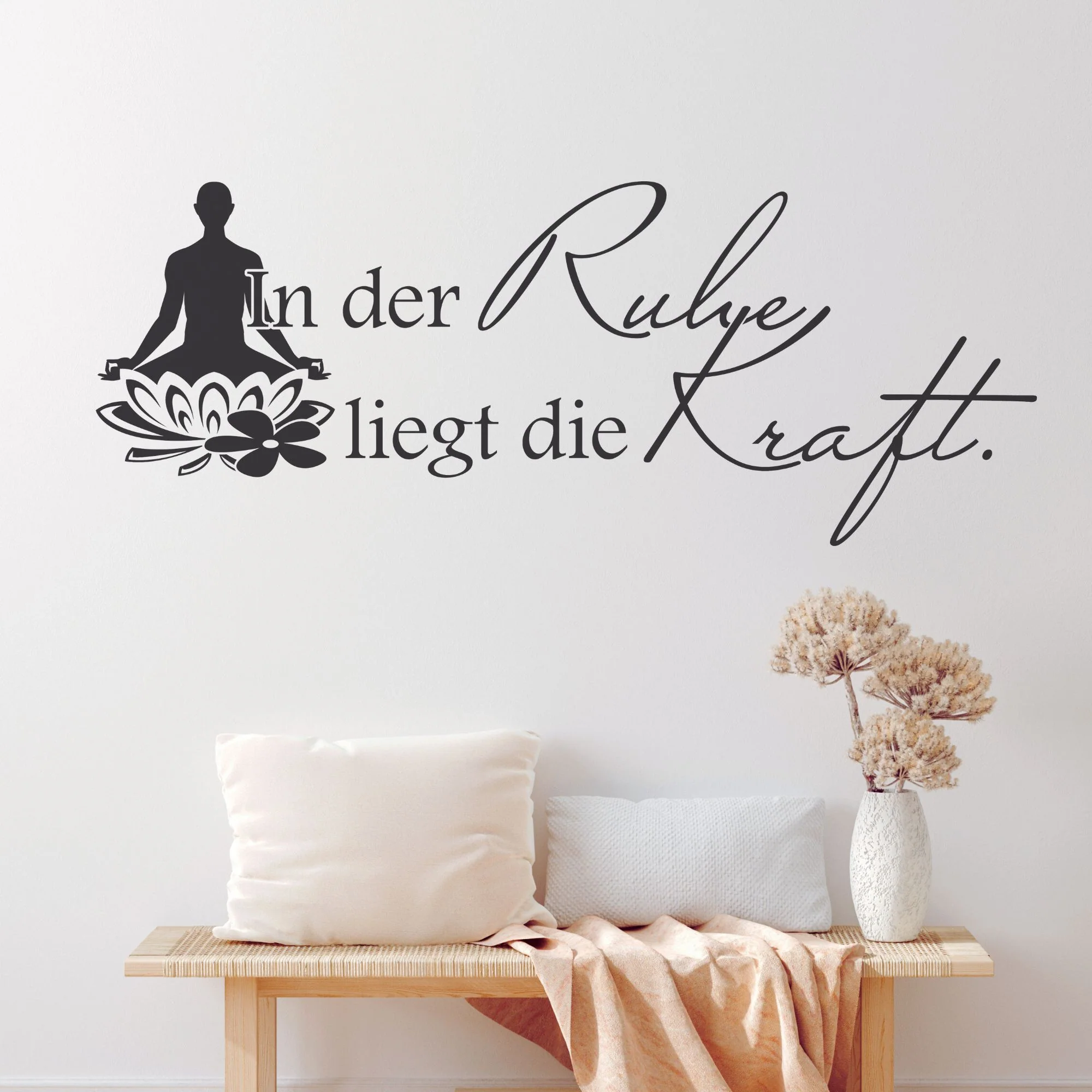 Wandtattoo „In der Ruhe liegt die Kraft“ - Image 3