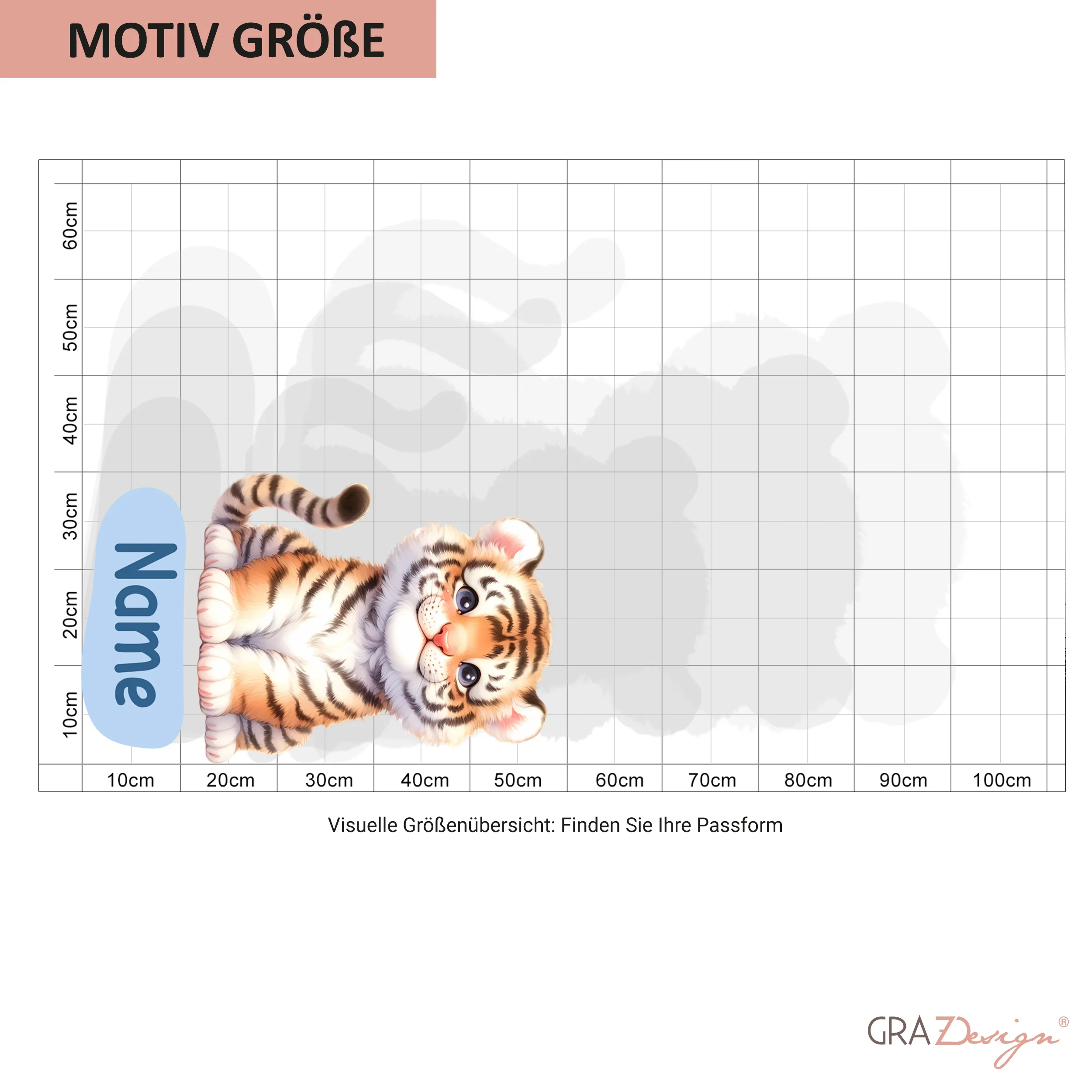 Wandtattoo Tiger - Image 3