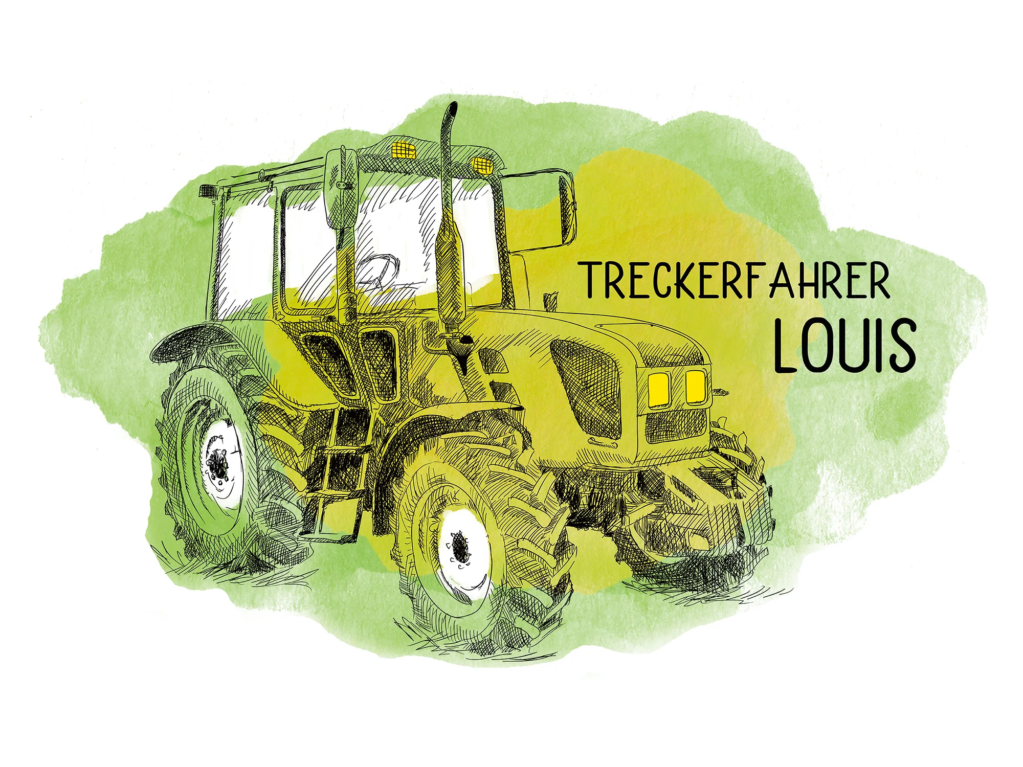Wandtattoo Traktor - Image 2