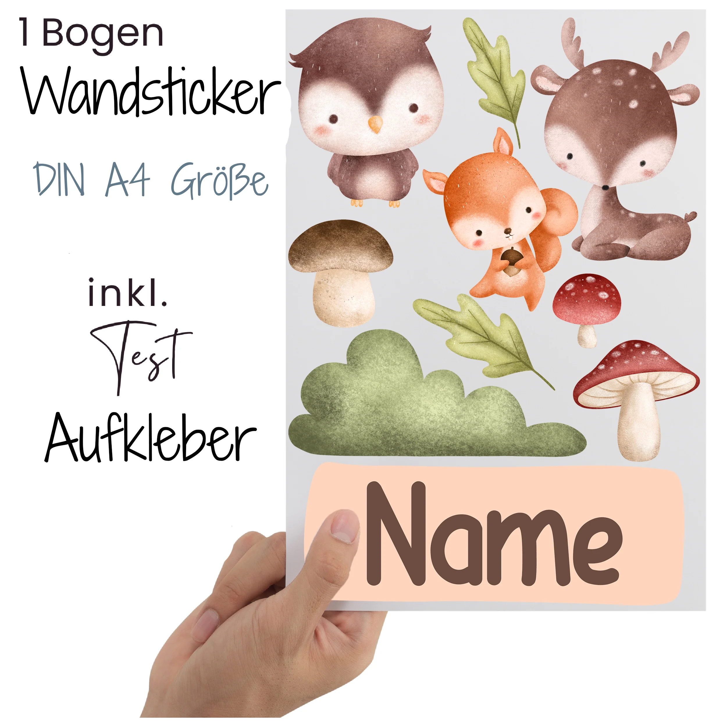 Wandtattoo Waldtiere - Image 2