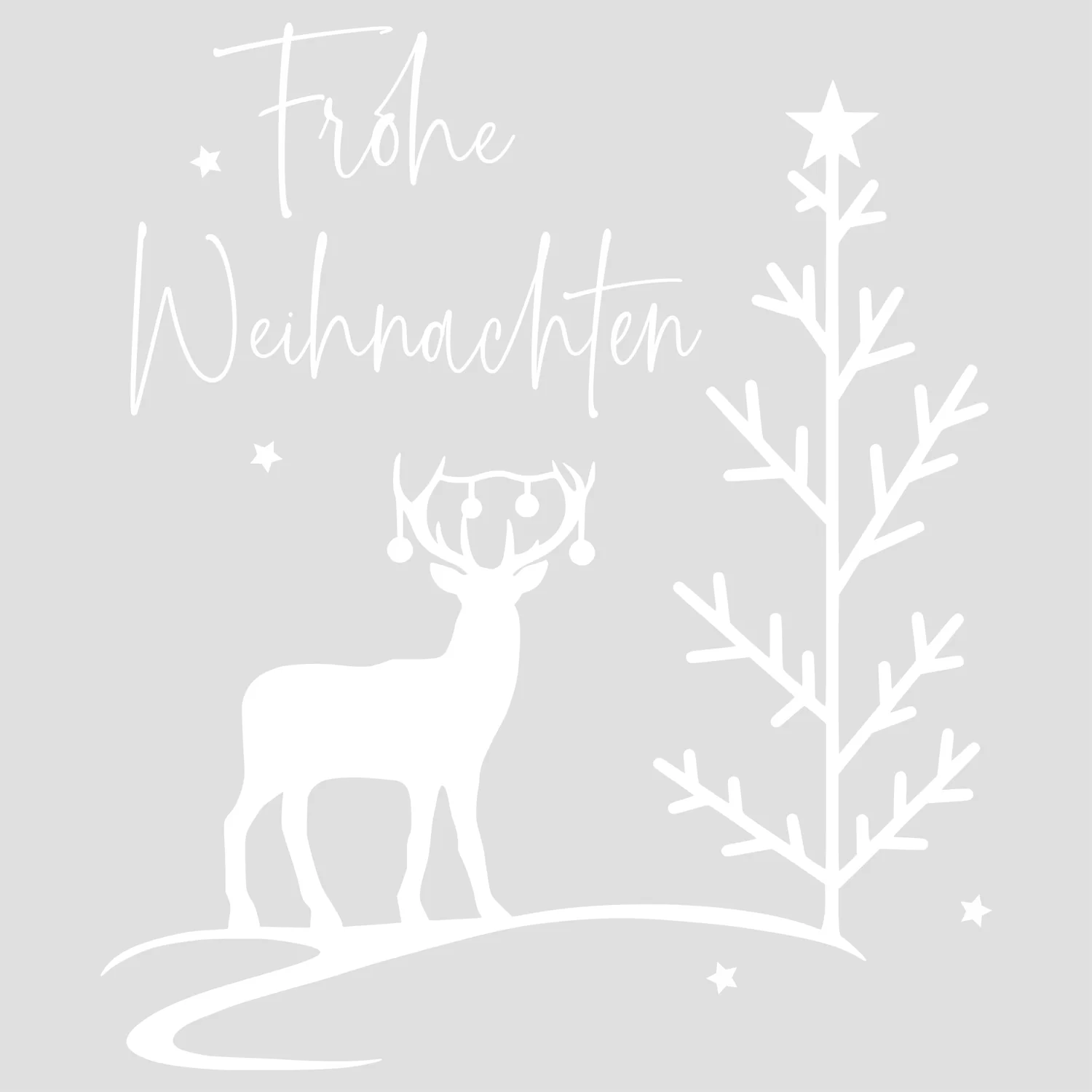 Wandtattoo Weihnachtsdeko - Frohe Weihnachten - Image 3