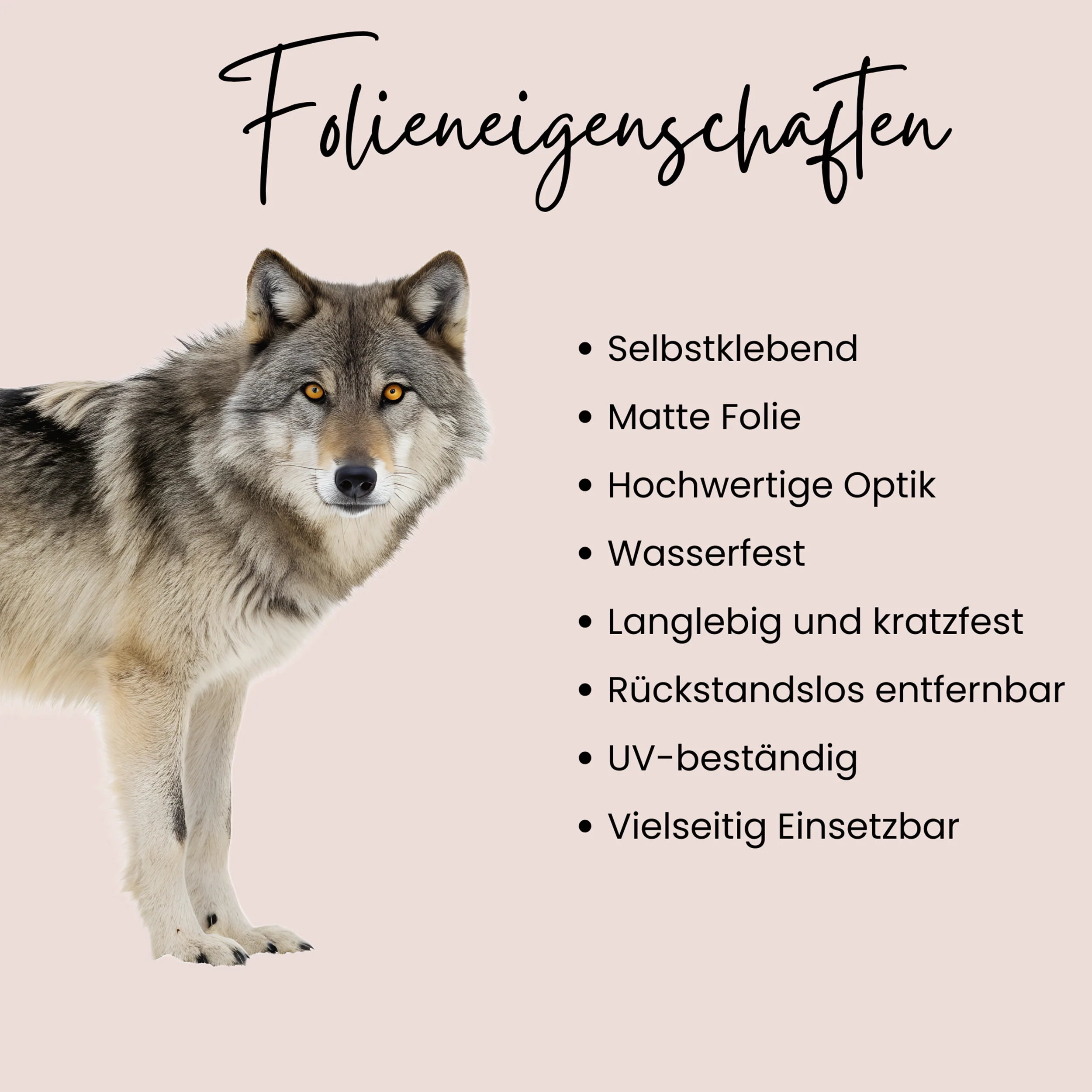 Wandtattoo Wolf - Image 3