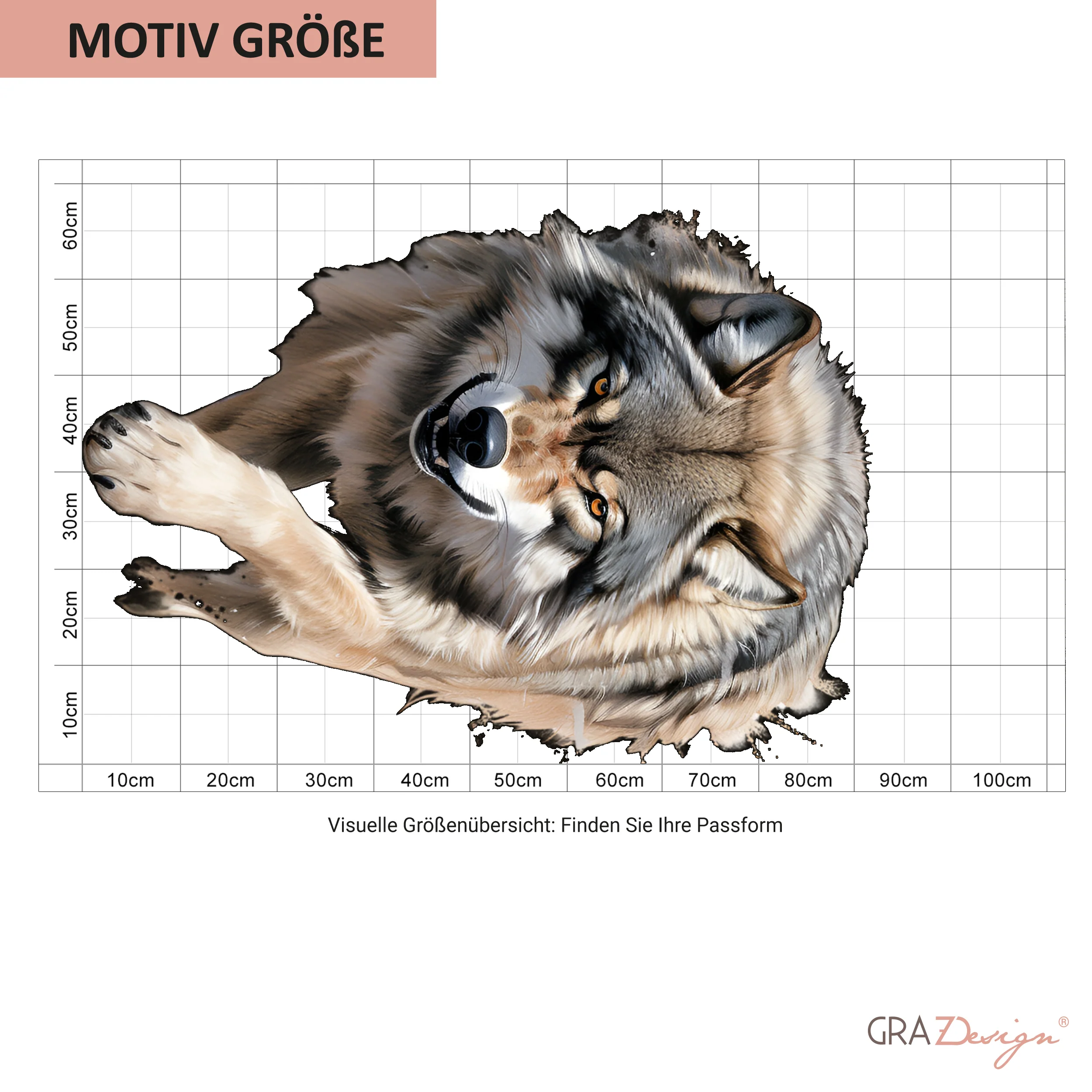 Wandtattoo Wolf - Image 5