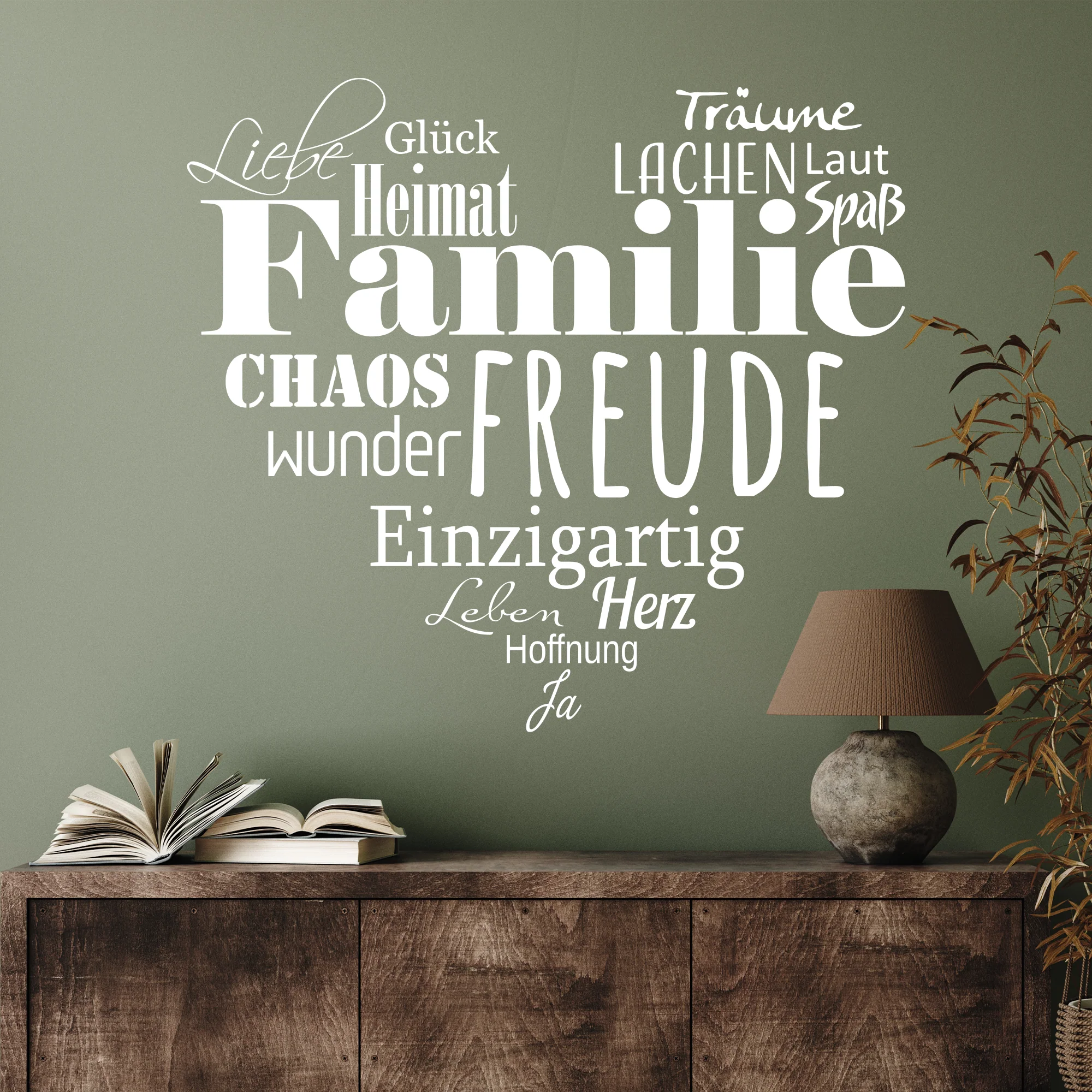 Wandtattoo Wortwolke „Familie“ - Image 3