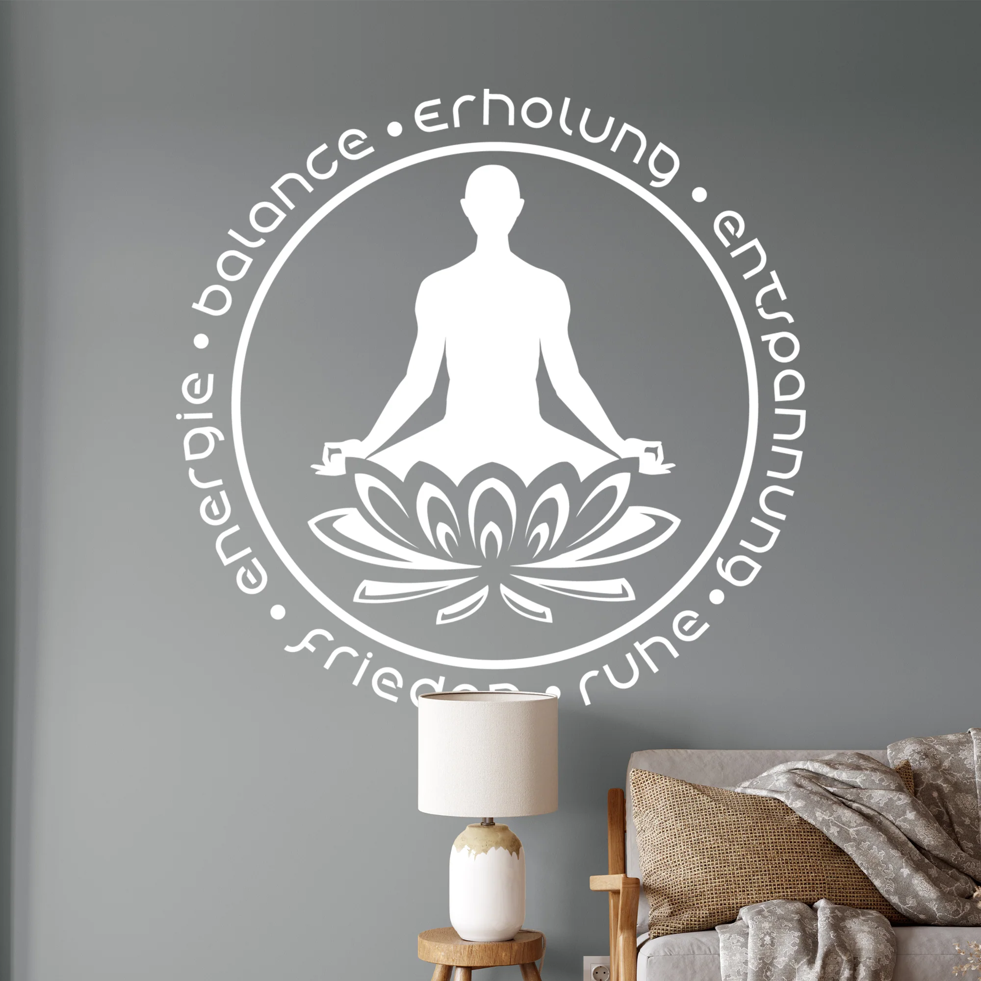 Wandtattoo Yoga Mandala - Image 3