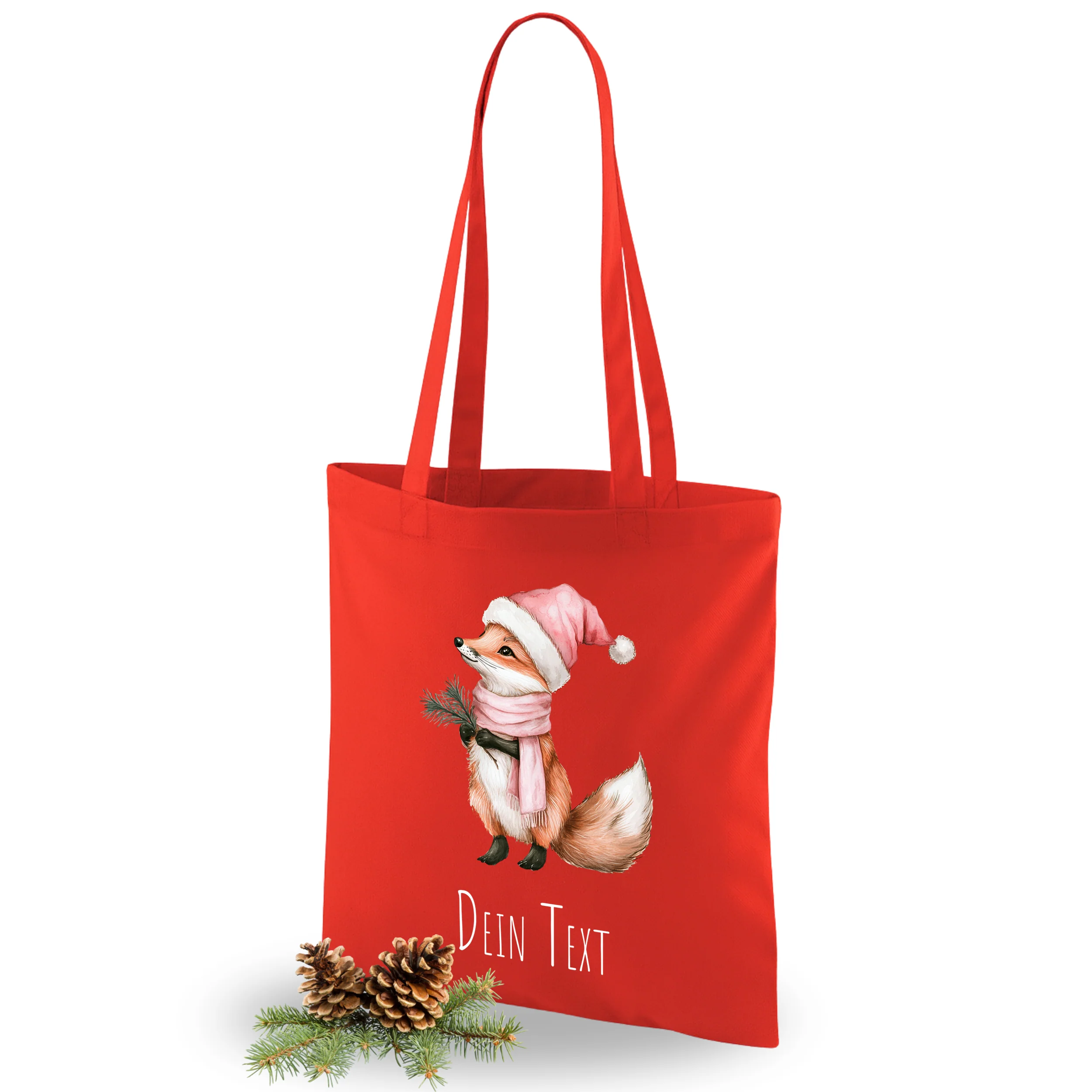 Weihnachtseinkaufstasche Fuchs - Fröhliche Feiertage mit Stil - Image 5