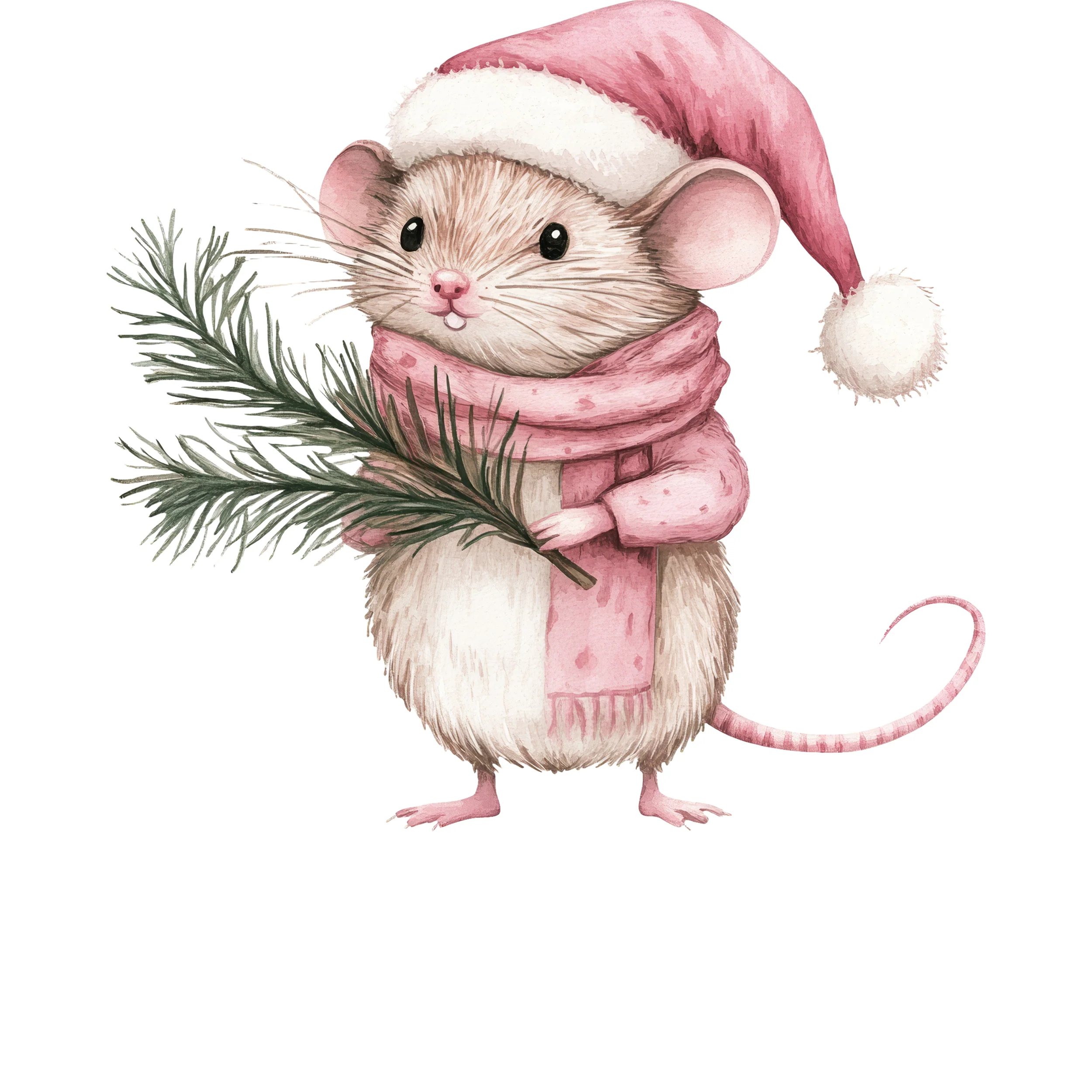 Weihnachtseinkaufstasche Maus mit Mütze - Für frohe Feiertage - Image 4